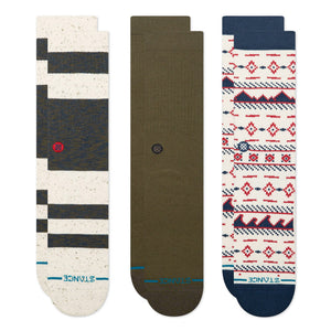 Stance Marine Layer 3 Pack Socks Multi Socks A556D26MAR-NVY | Overkill