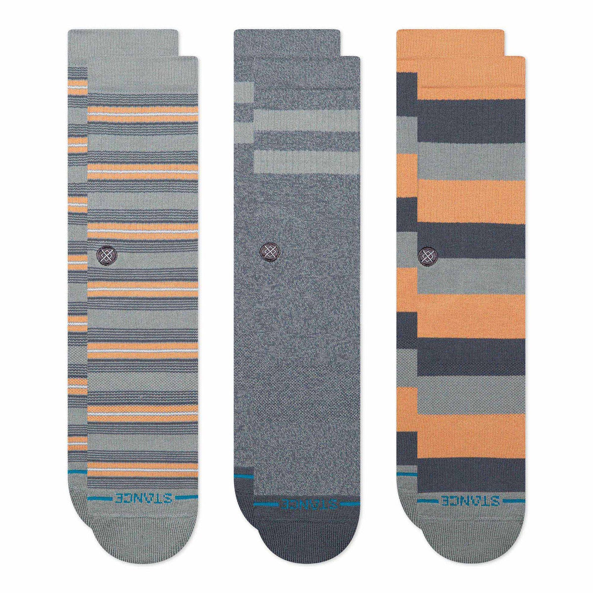 Stance Sabot 3 Pack Socks Grey Socks A556D26SAB-GRY | Overkill
