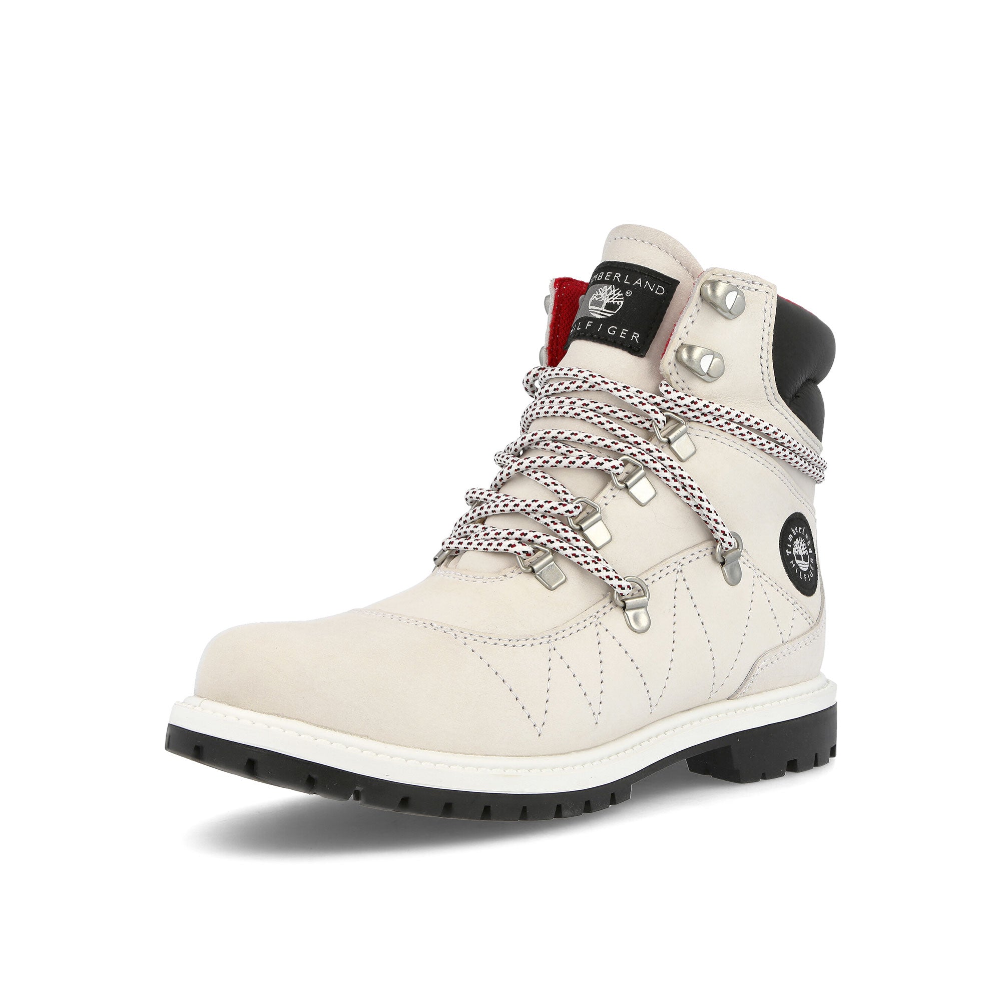 Timberland HRTG EK + Waterproof Boot White Nubuck Boots Close Up | Overkill