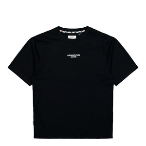 Aquascutum Back Graphic T-Shirt Black T-Shirt AA-A006-TS013 16 | Overkill