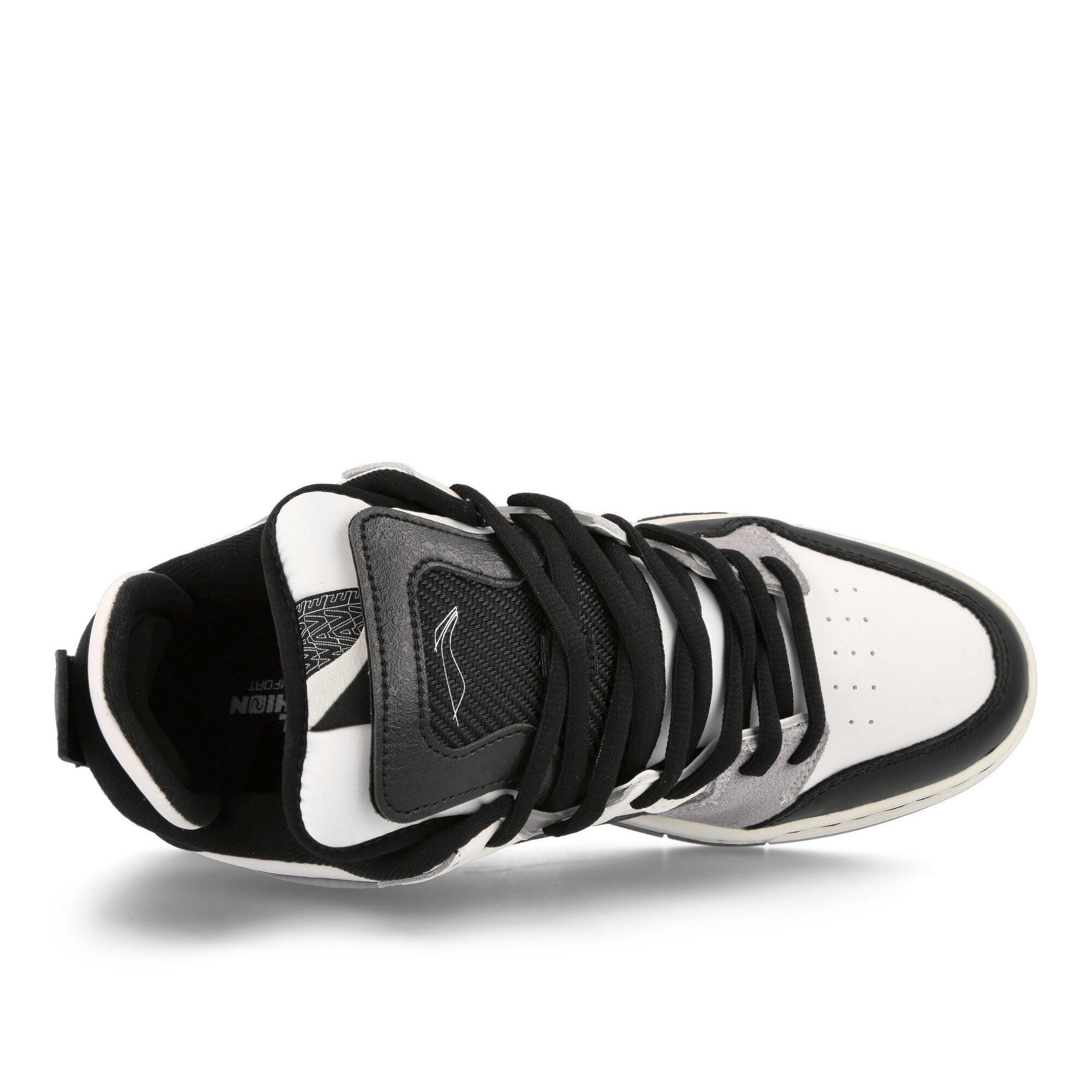 Li-Ning Wave Pro Black / White / Grey Low Top Sneakers Detailfoto | Overkill