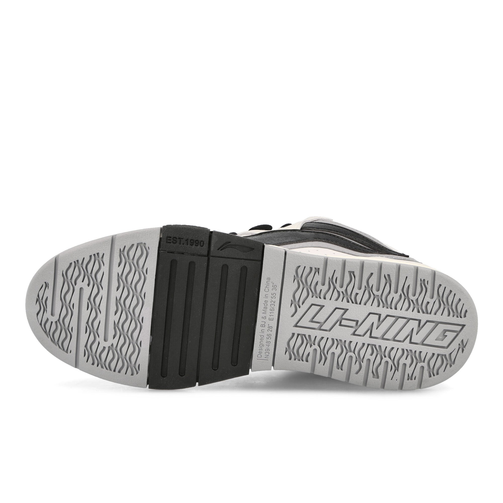 Li-Ning Wave Pro Black / White / Grey Low Top Sneakers Detail View 1 | Overkill