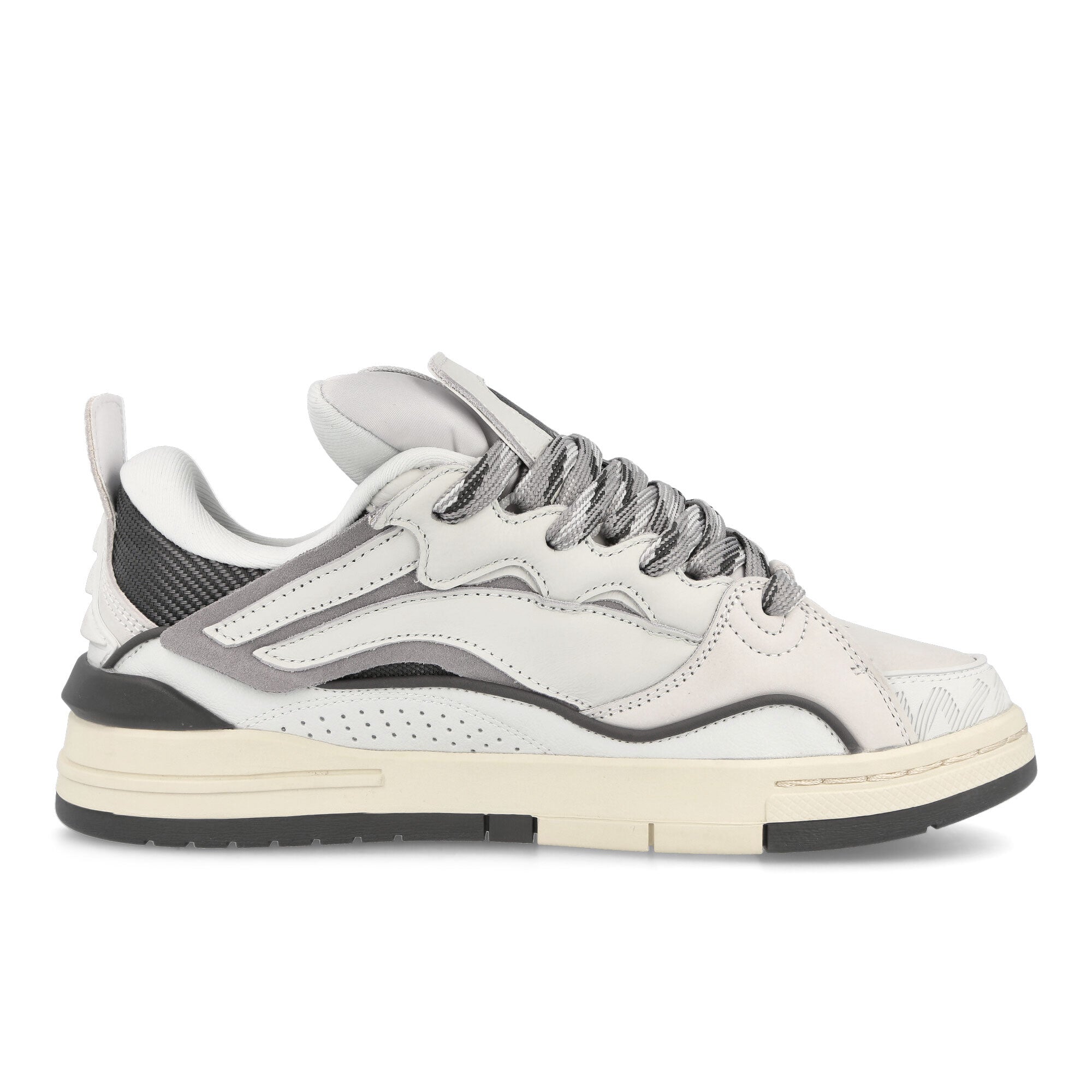 Li-Ning Wave Golden Frost White Sneakers Silhouette | Overkill