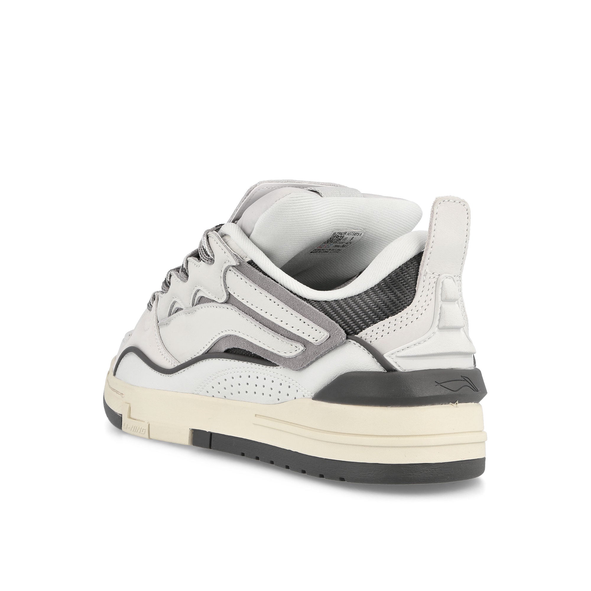 Li-Ning Wave Golden Frost White Sneakers Material | Overkill