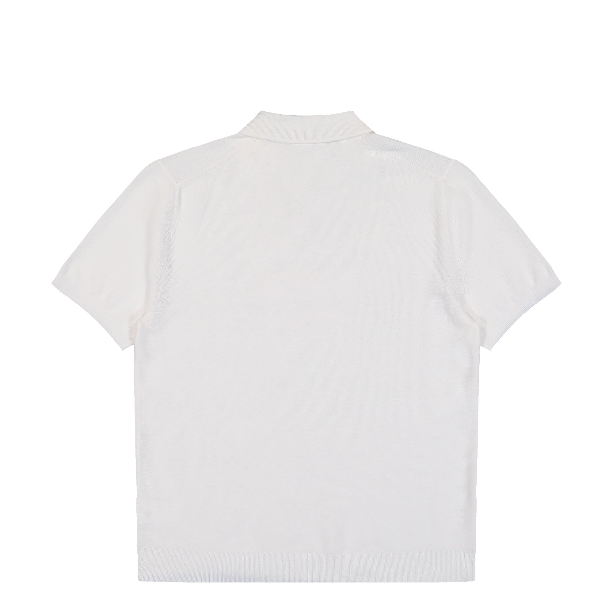 Lacoste Classic Fit Knit Polo Shirt White Polo Shirt AH1043-00 70V Close-up | Overkill