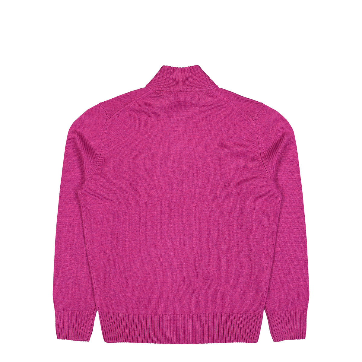 Lacoste Zipped High Neck Wool Sweater Violet Chine Sweatshirt AH3052-00 ZK2 Close-up | Overkill