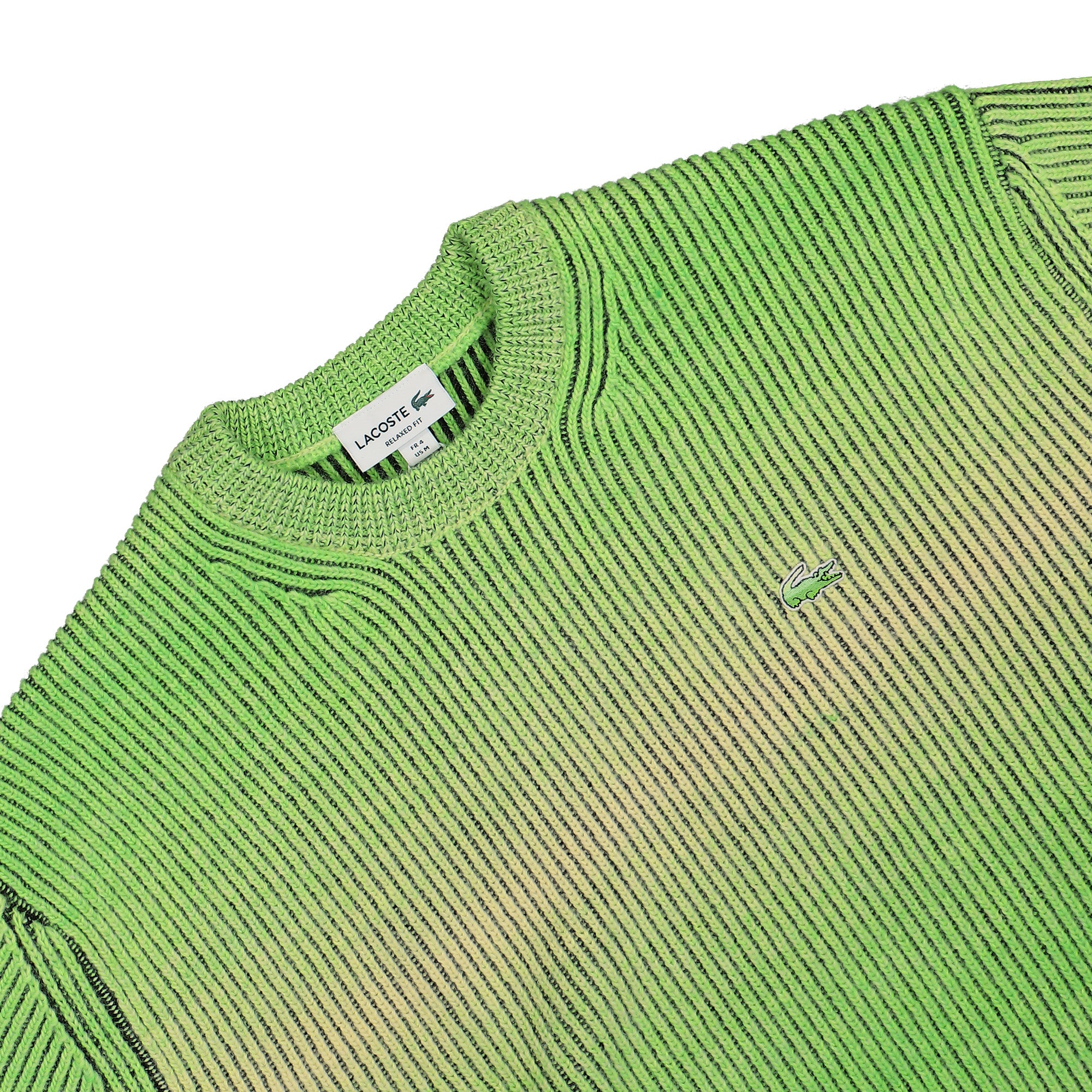 Lacoste Striped Knitsweater Brasilia / Polle Sweatshirts Close-up | Overkill