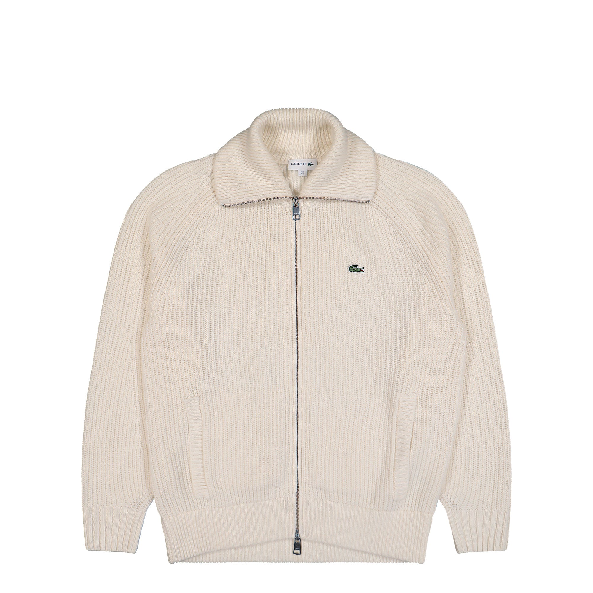 Lacoste High Neck Full-Zip Heavy Wool Sweater Lapland Cardigans AH5175-00 XFJ | Overkill