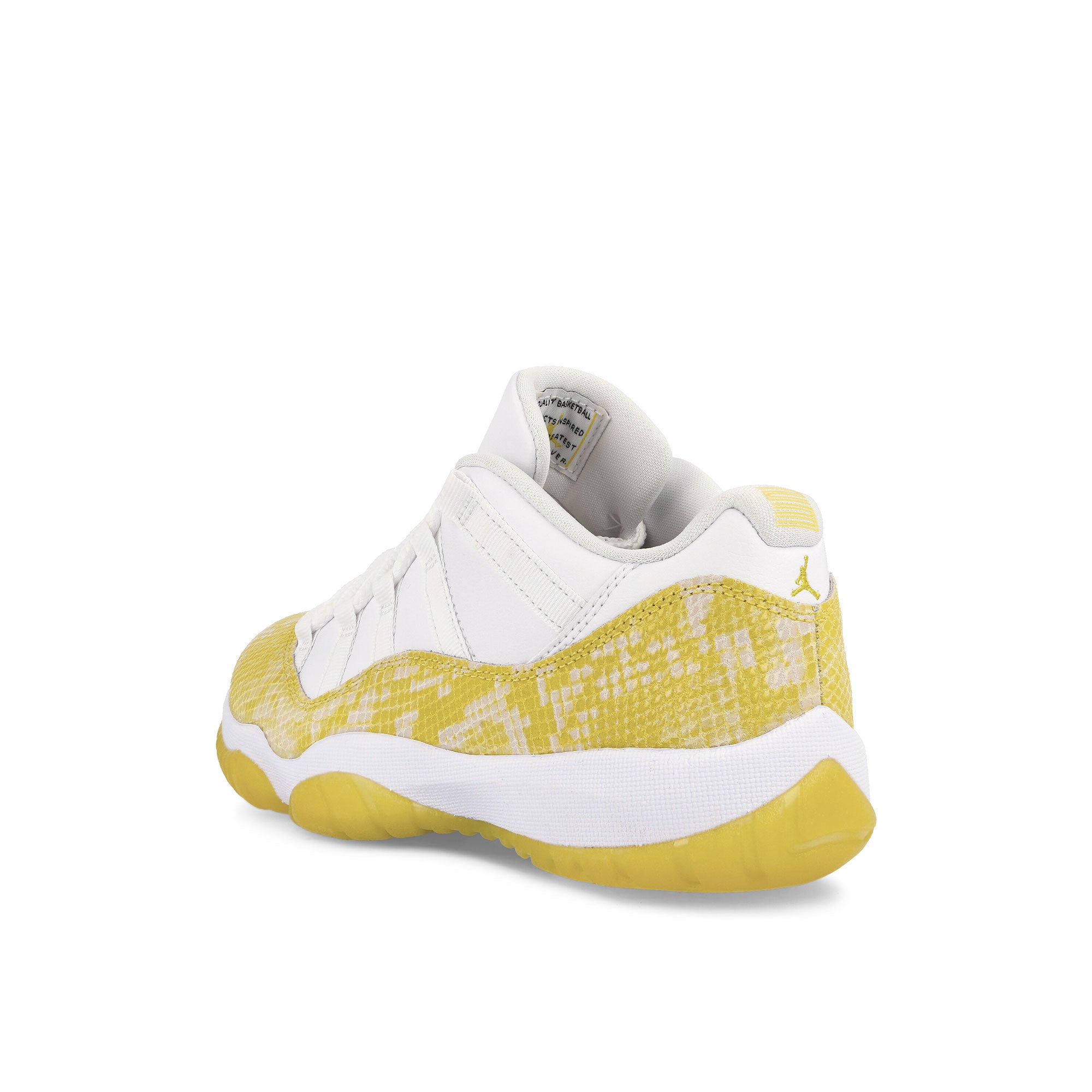 Jordan Wmns Air Jordan 11 Retro Low White-Tour Yellow - White Low Top Sneakers Material | Overkill