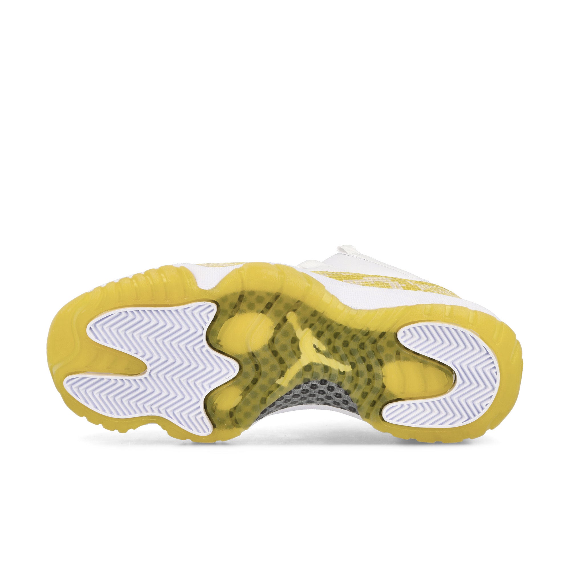 Jordan Wmns Air Jordan 11 Retro Low White-Tour Yellow - White Low Top Sneakers Detail View 1 | Overkill