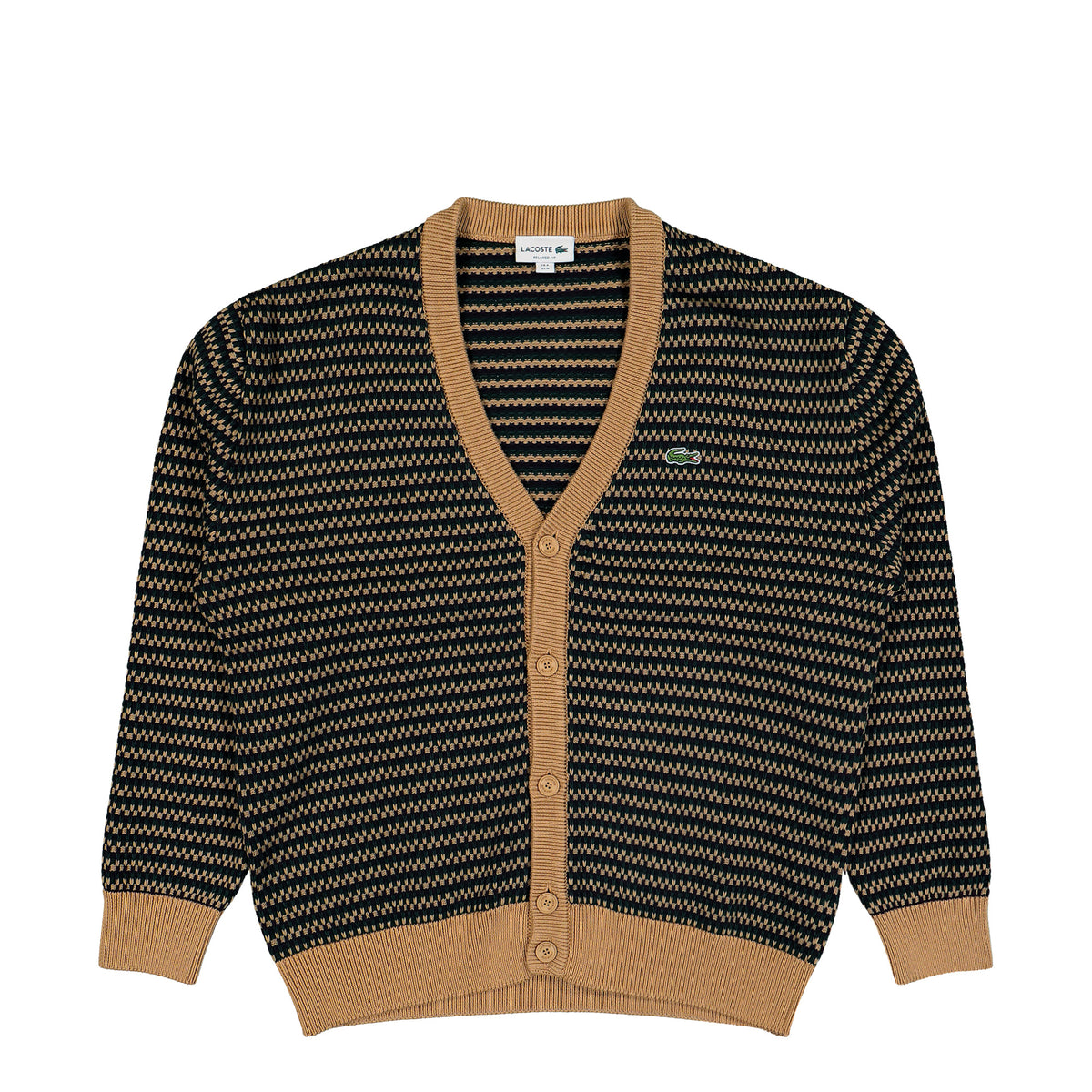 Lacoste Cardigan Sweater Cookie - Sinople - Dark Navy Cardigan AH8567-00 XEI | Overkill