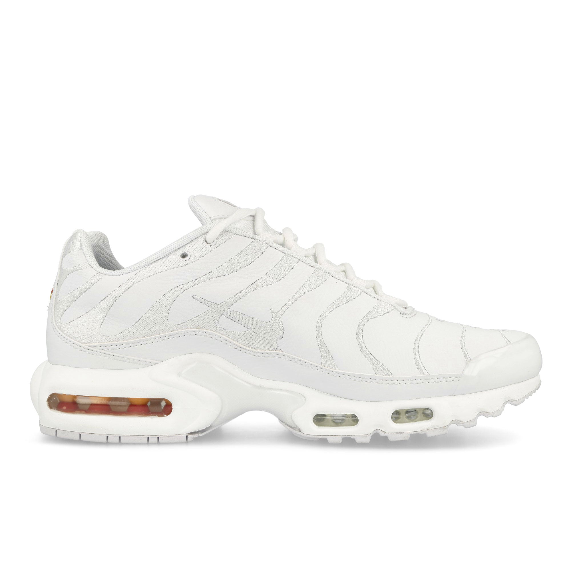 Nike Air Max Plus White / White - White Low Top Sneakers Silhouette | Overkill