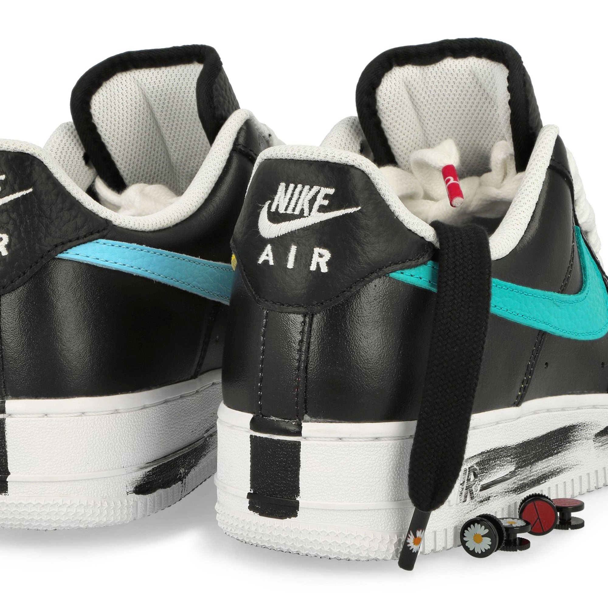 Nike Air Force 1 '07 Para-Noise Black Low Top Sneakers Detail View 1 | Overkill