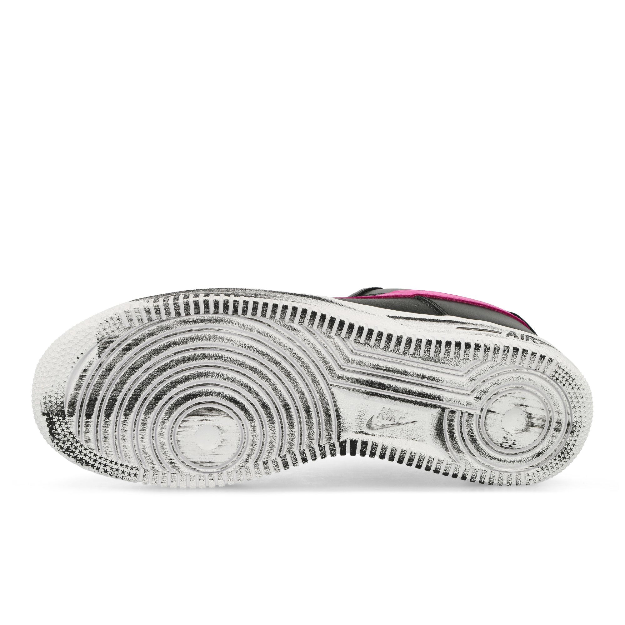 Nike Air Force 1 '07 Para-Noise Black Low Top Sneakers Detail View 3 | Overkill