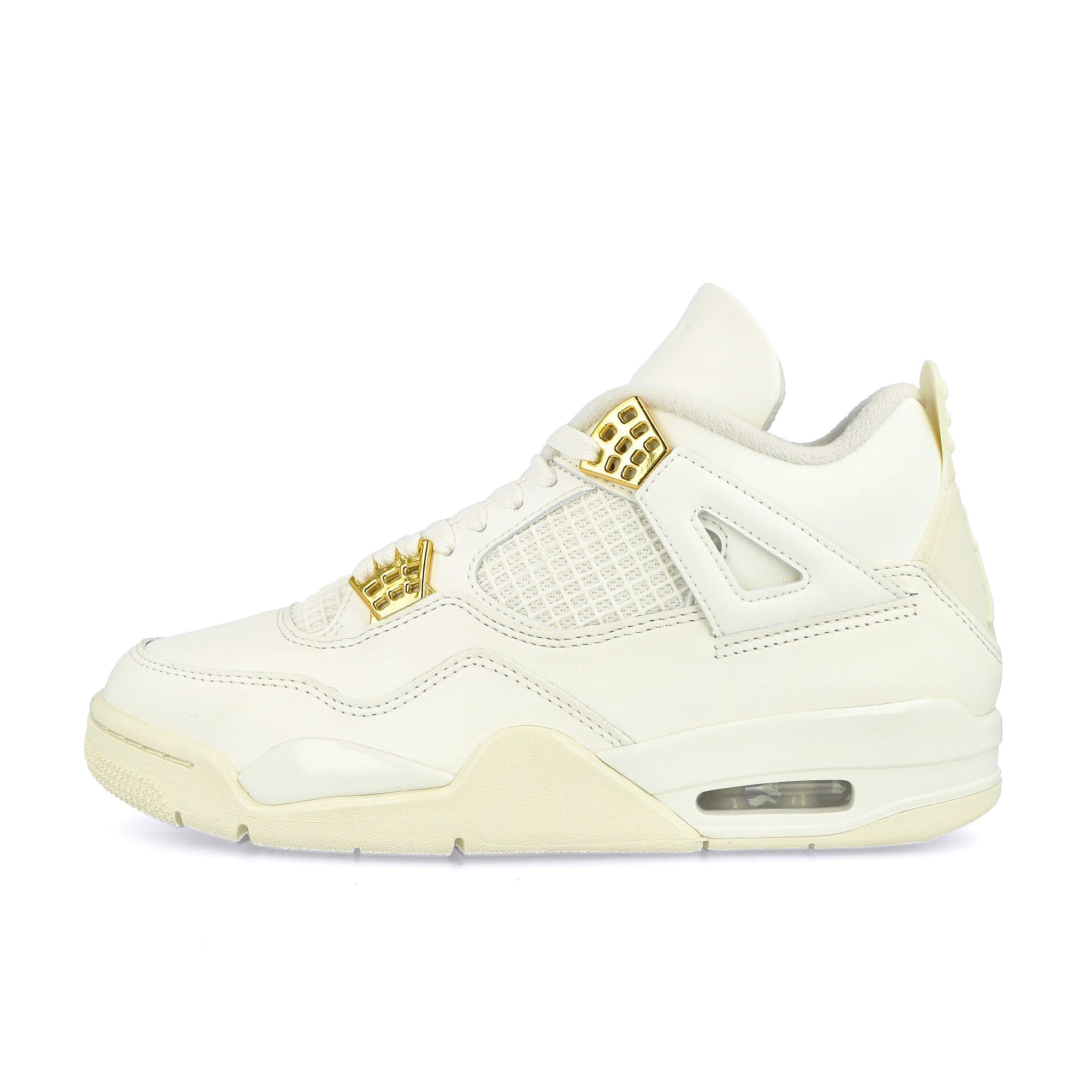 Jordan Wmns Air Jordan 4 Retro Sail / Metallic Gold - Black AQ9129 170 | Overkill