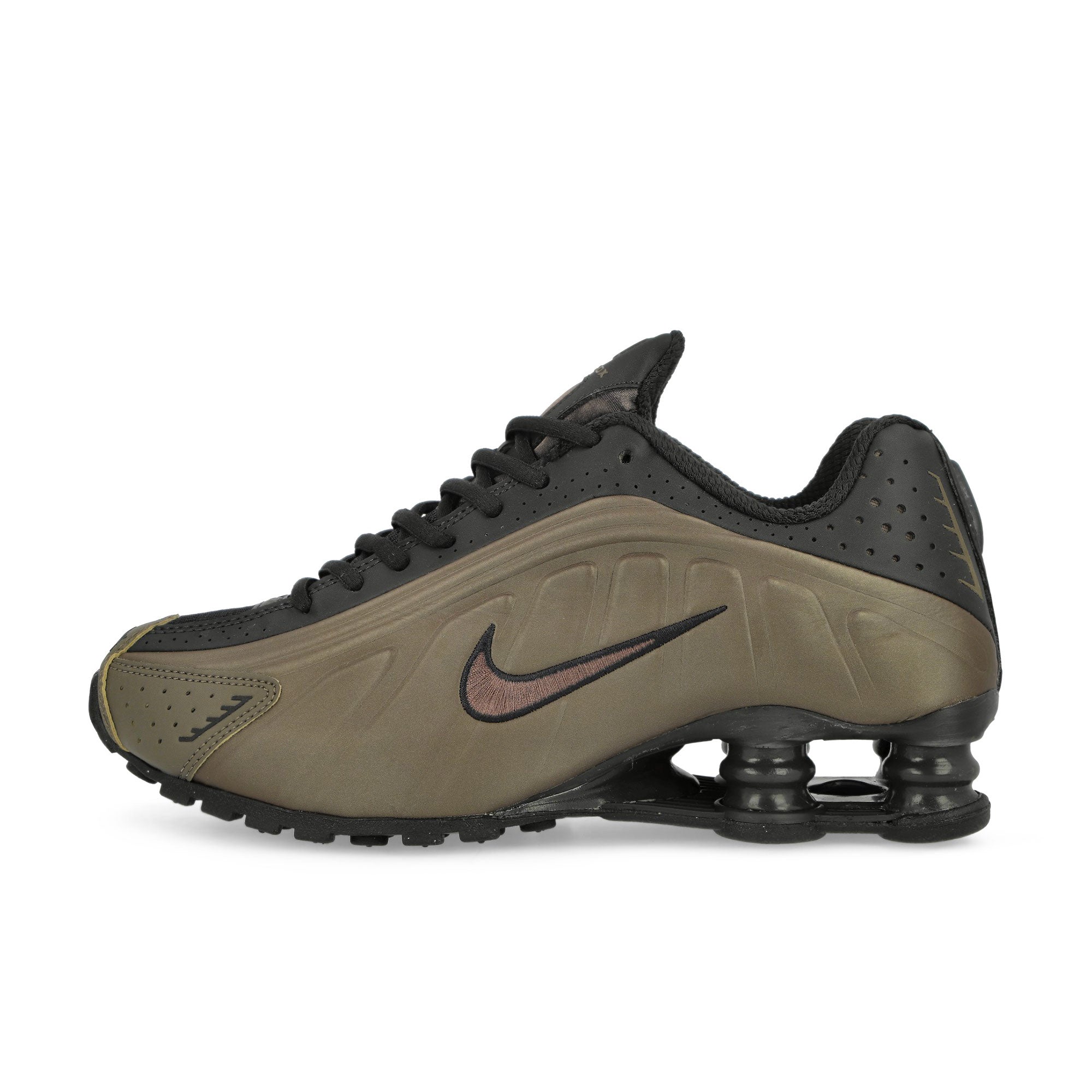 Nike Wmns Shox R4 Off Noir / Off Noir - Ironstone Low Top Sneakers AR3565 007 | Overkill