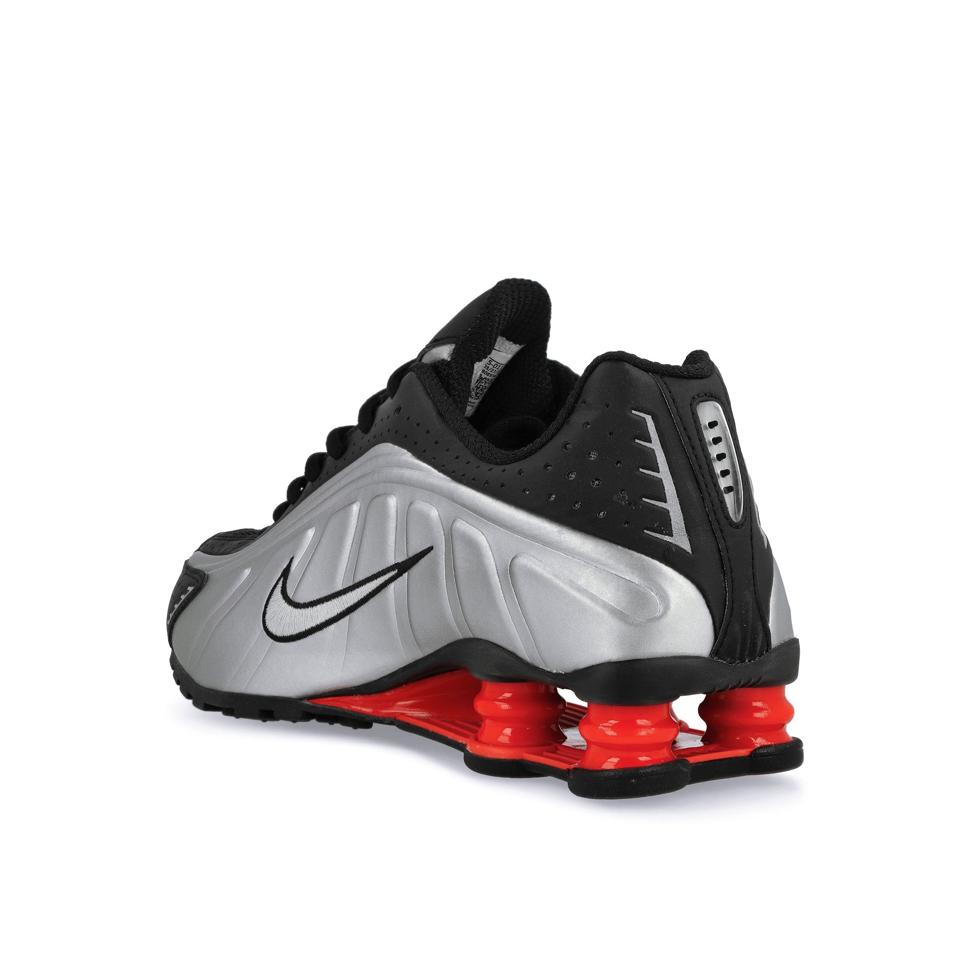 Nike Shox R4 Black / Metallic Silver - Light Crimson Low Top Sneaker AR3565 011 Material | Overkill