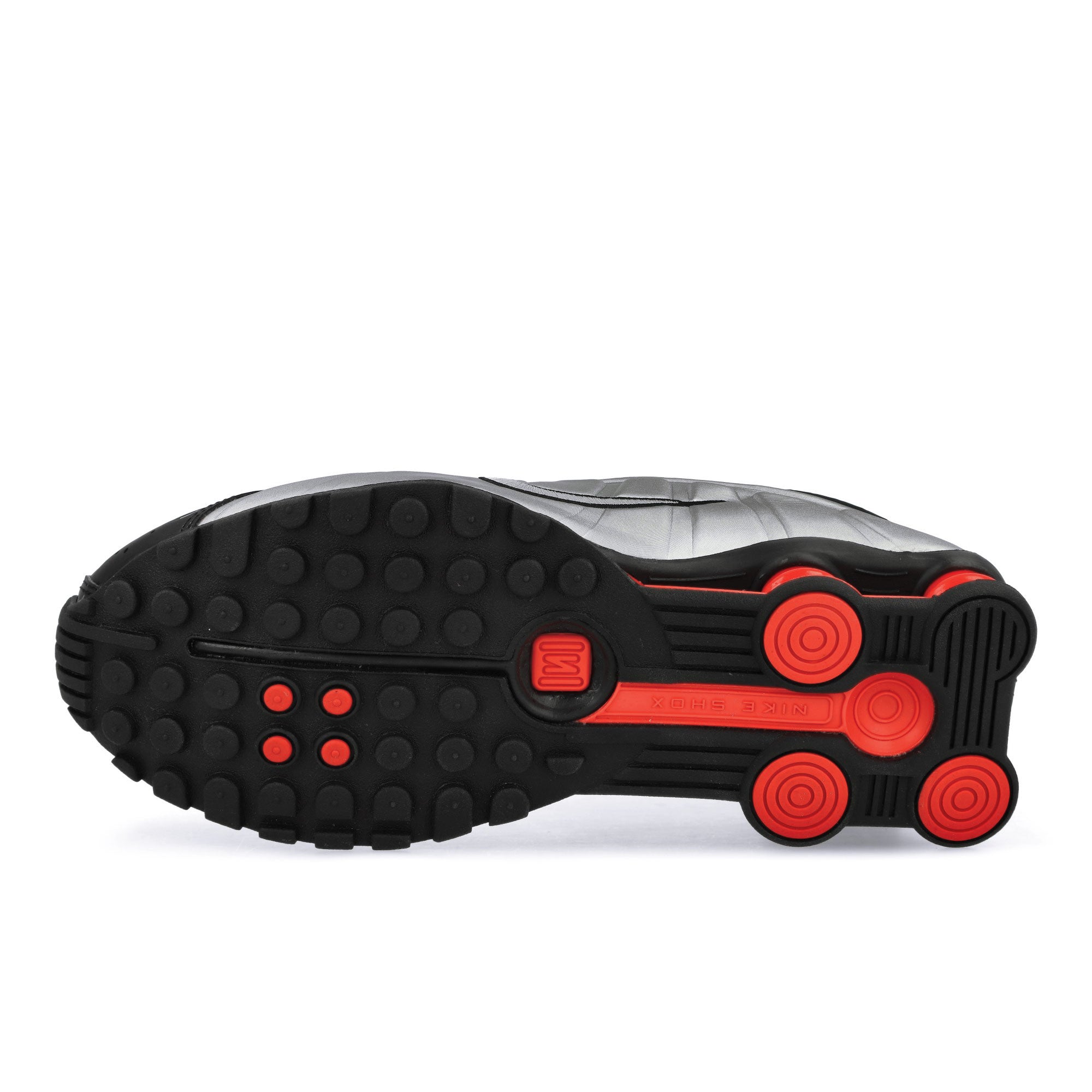 Nike Shox R4 Black / Metallic Silver - Light Crimson Low Top Sneaker AR3565 011 Detail View 1 | Overkill