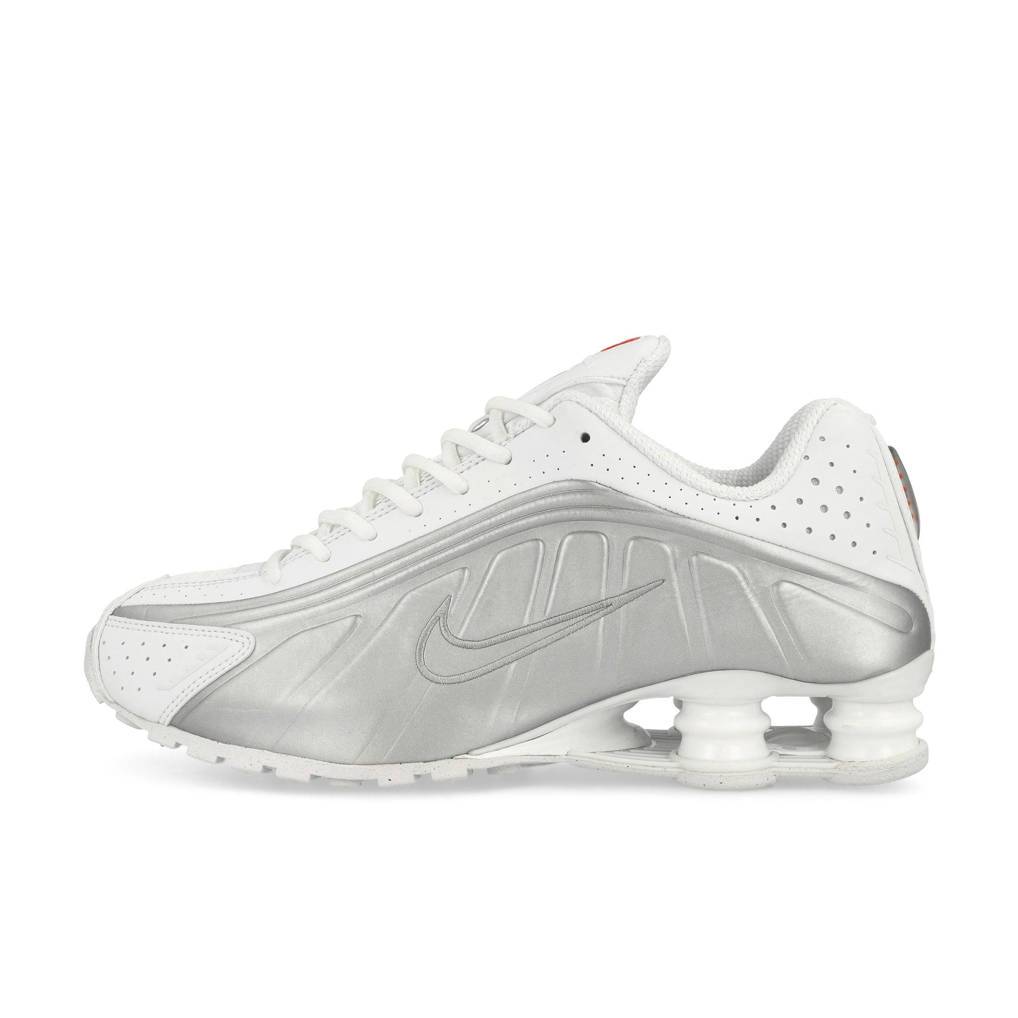 Nike Wmns Shox R4 White / White - Metallic Silver - Max Orange Low Top Sneakers AR3565 101 | Overkill