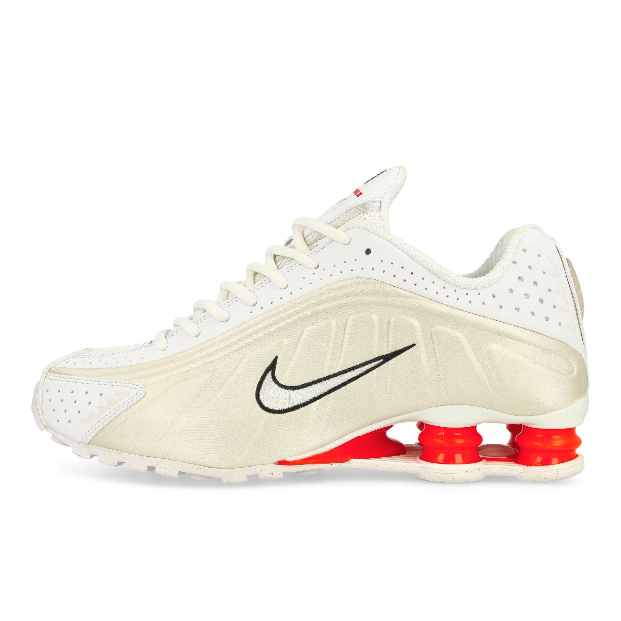 Nike W Shox R4 White / White-Phantom-Picante Red Low Top Sneakers AR3565 103 | Overkill
