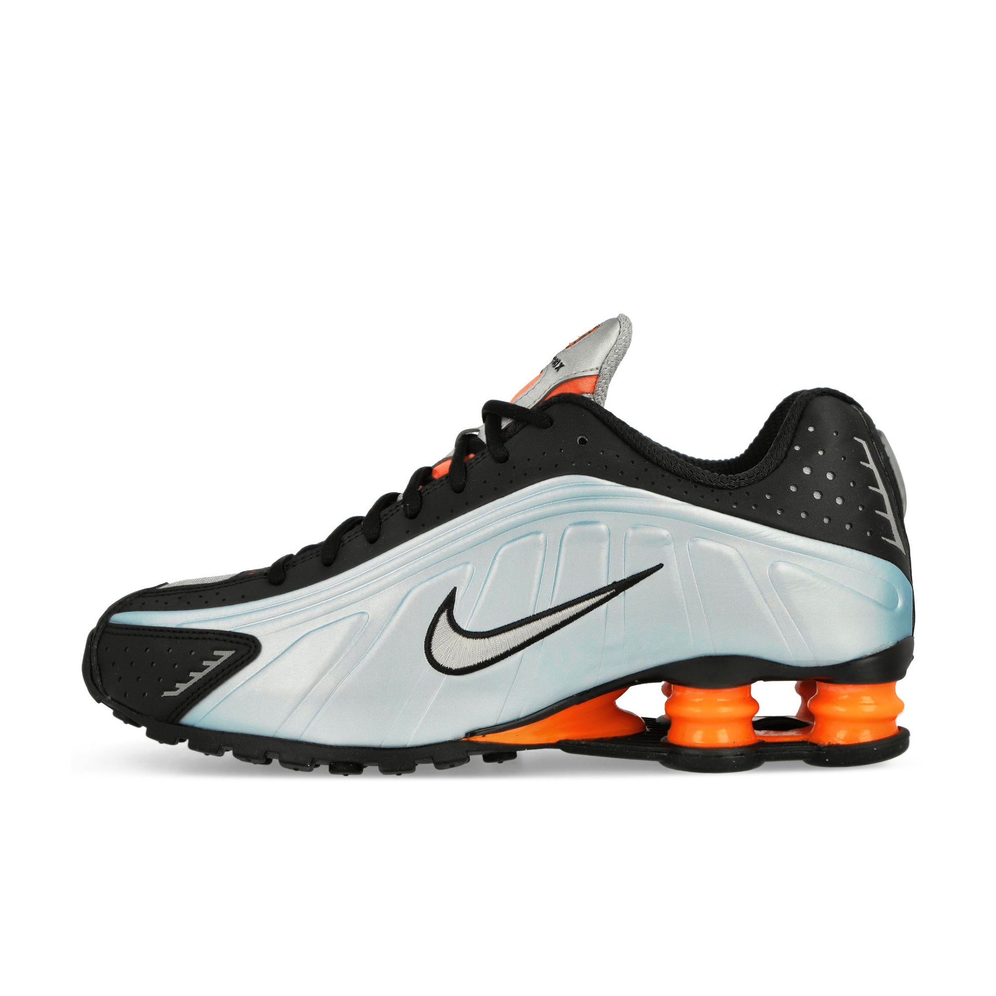 Nike W Shox R4 Blue Tint / Metallic Silver- Total Orange Low Top Sneakers AR3565 401 | Overkill