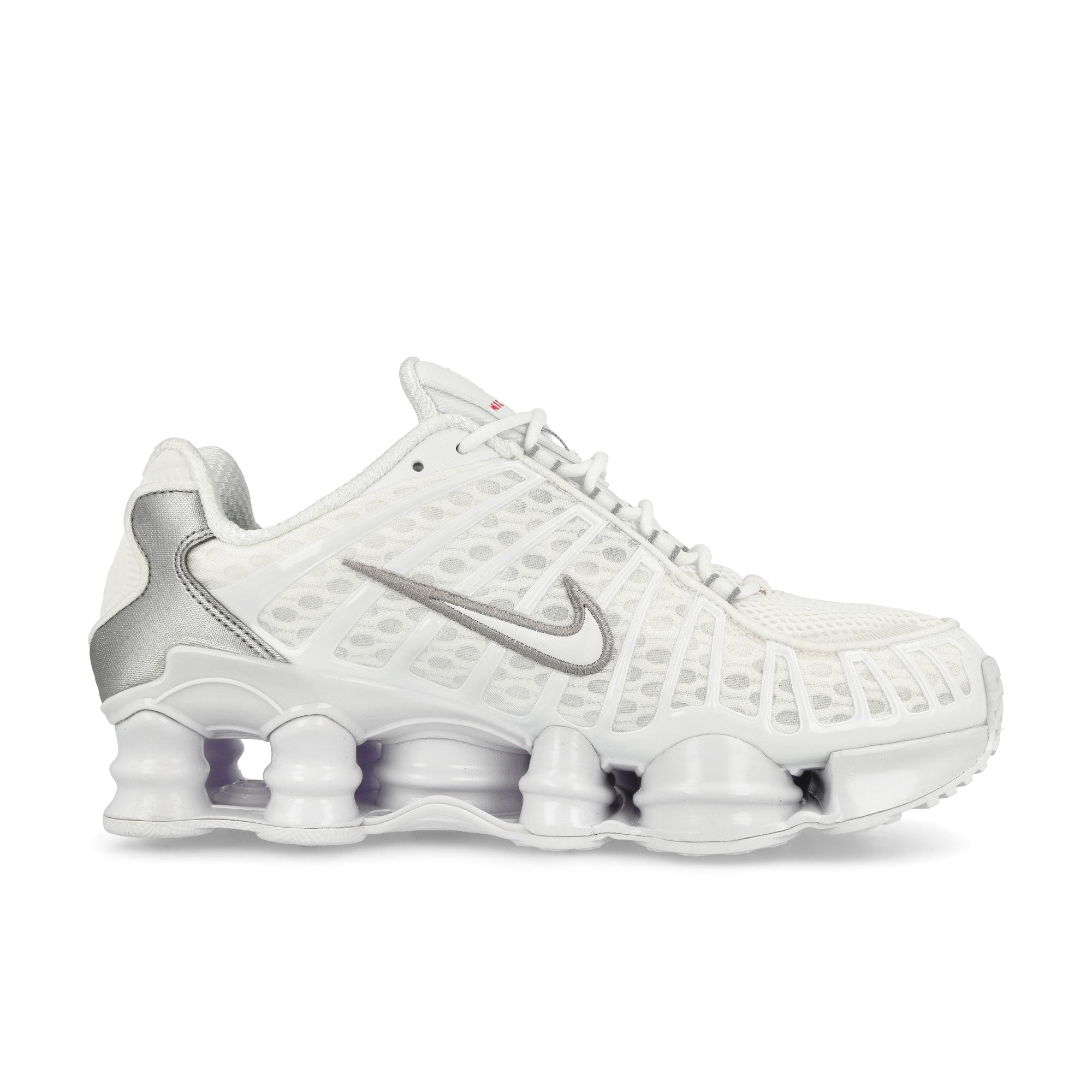 Nike W Shox TL White / White - Metallic Silver Low Top Sneakers Silhouette | Overkill
