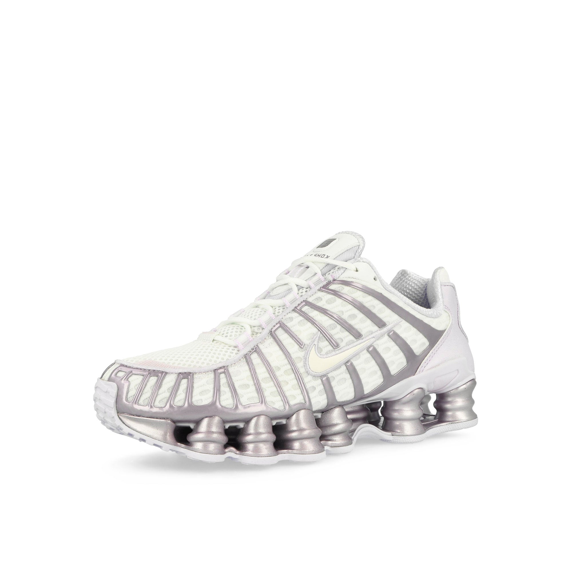 Nike W Shox TL Summit White / Sail - Barely Grape Low Top Sneakers Close Up | Overkill