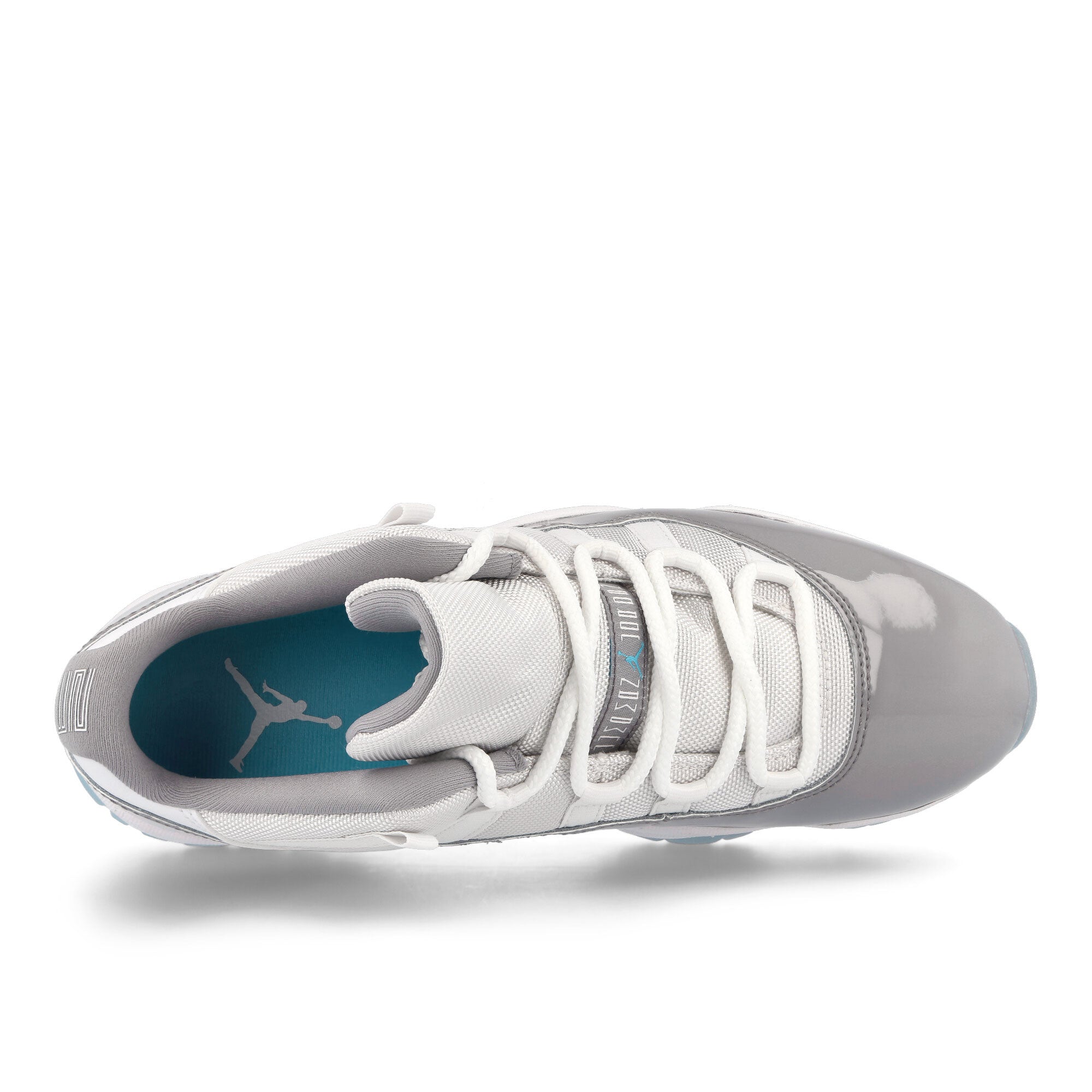 Jordan Air Jordan 11 Retro Low White-University Blue - Cement Grey Low Top Sneakers Detailfoto | Overkill