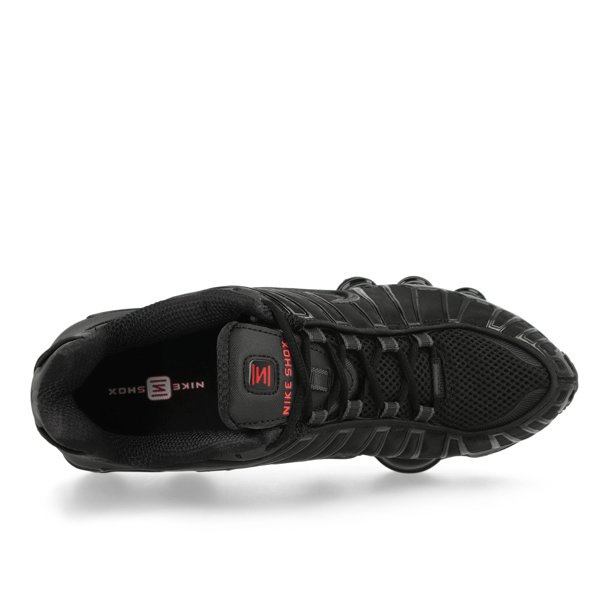 Nike Shox TL Black / Black - Metallic Hematite - Max Orange Low Top Sneakers Detailfoto | Overkill