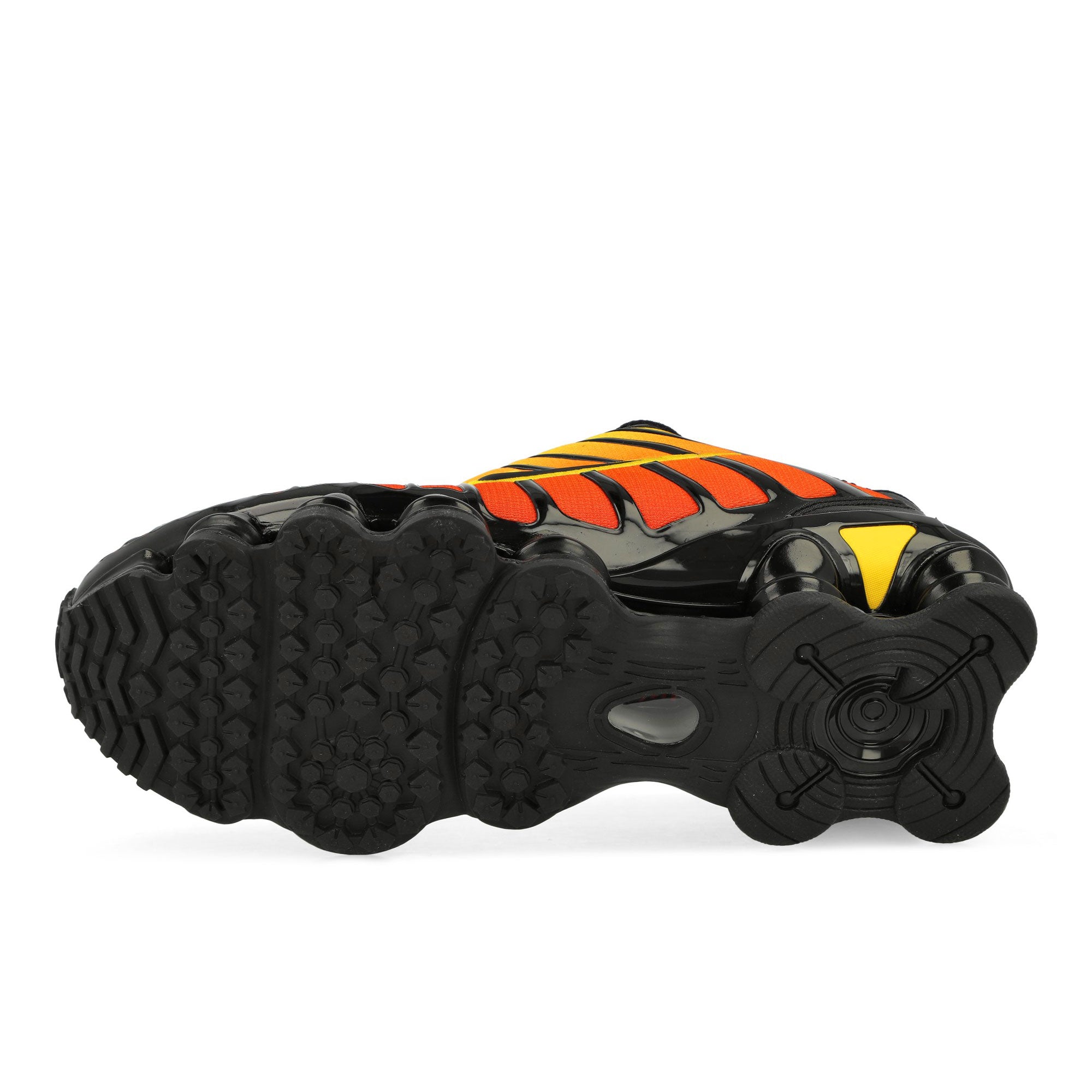 Nike Shox TL Black / Black - Amarillo - University Red Low Top Sneakers Detail View 1 | Overkill
