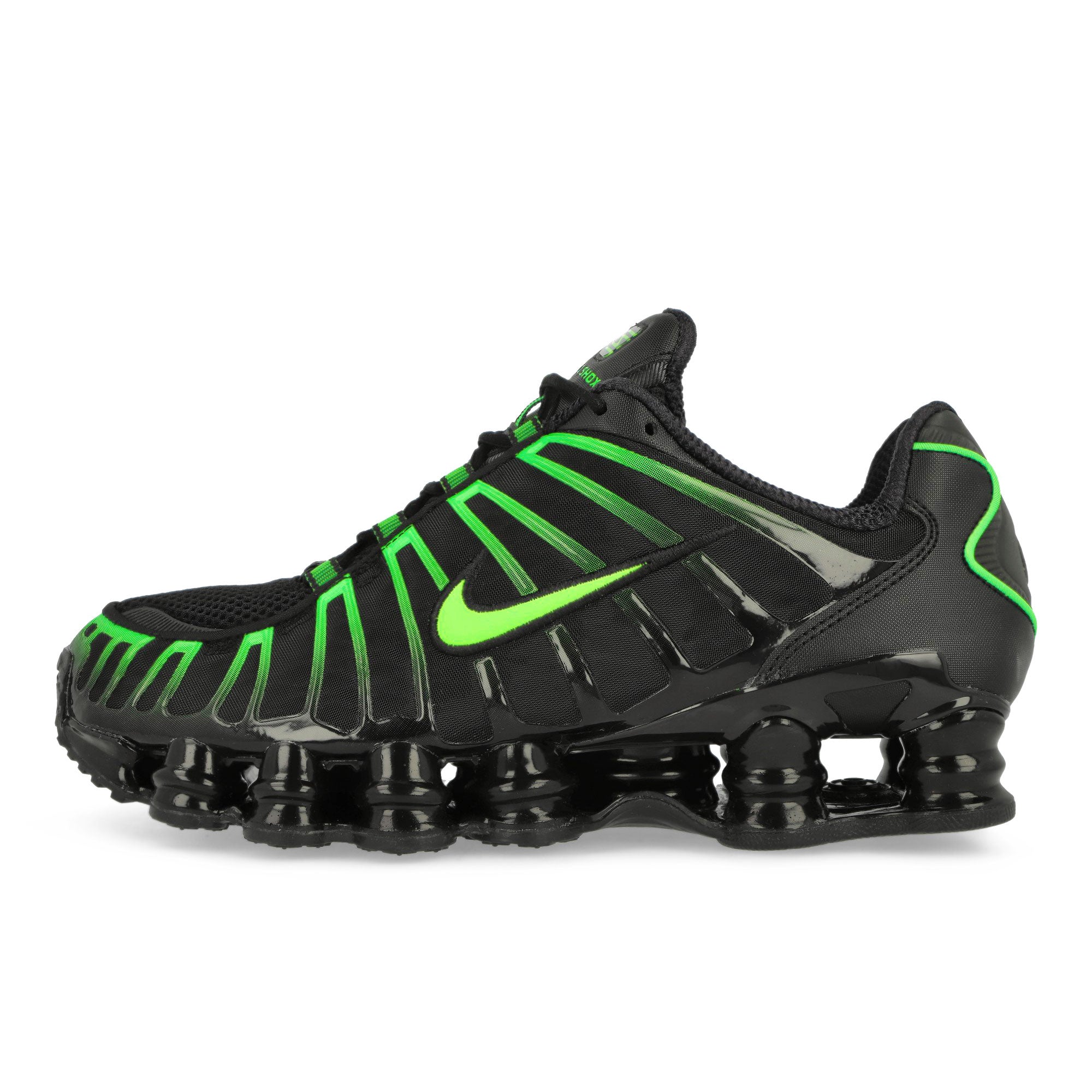 Nike Shox TL Black / Green Strike - Black Low Top Sneakers AV3595 012 | Overkill