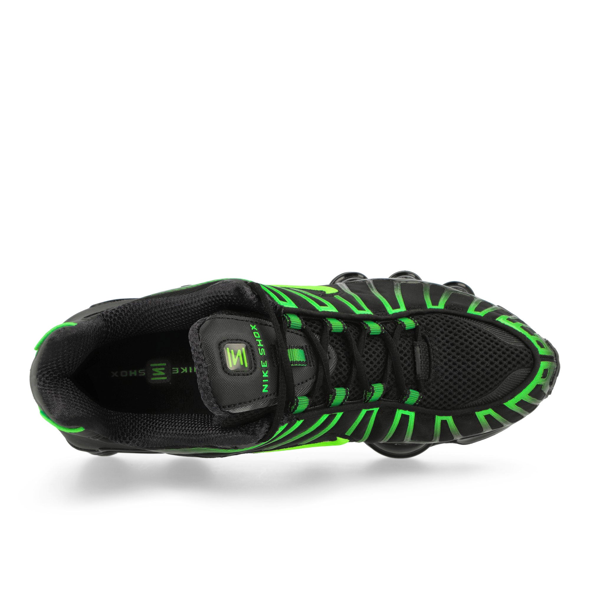 Nike Shox TL Black / Green Strike - Black Low Top Sneakers AV3595 012 Detailfoto | Overkill