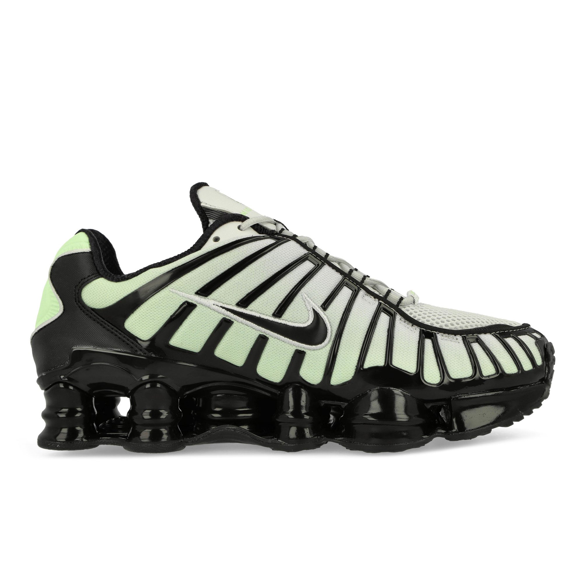 Nike Shox TL Vapor Green / Black - Photon Dust Low Top Sneakers Silhouette | Overkill