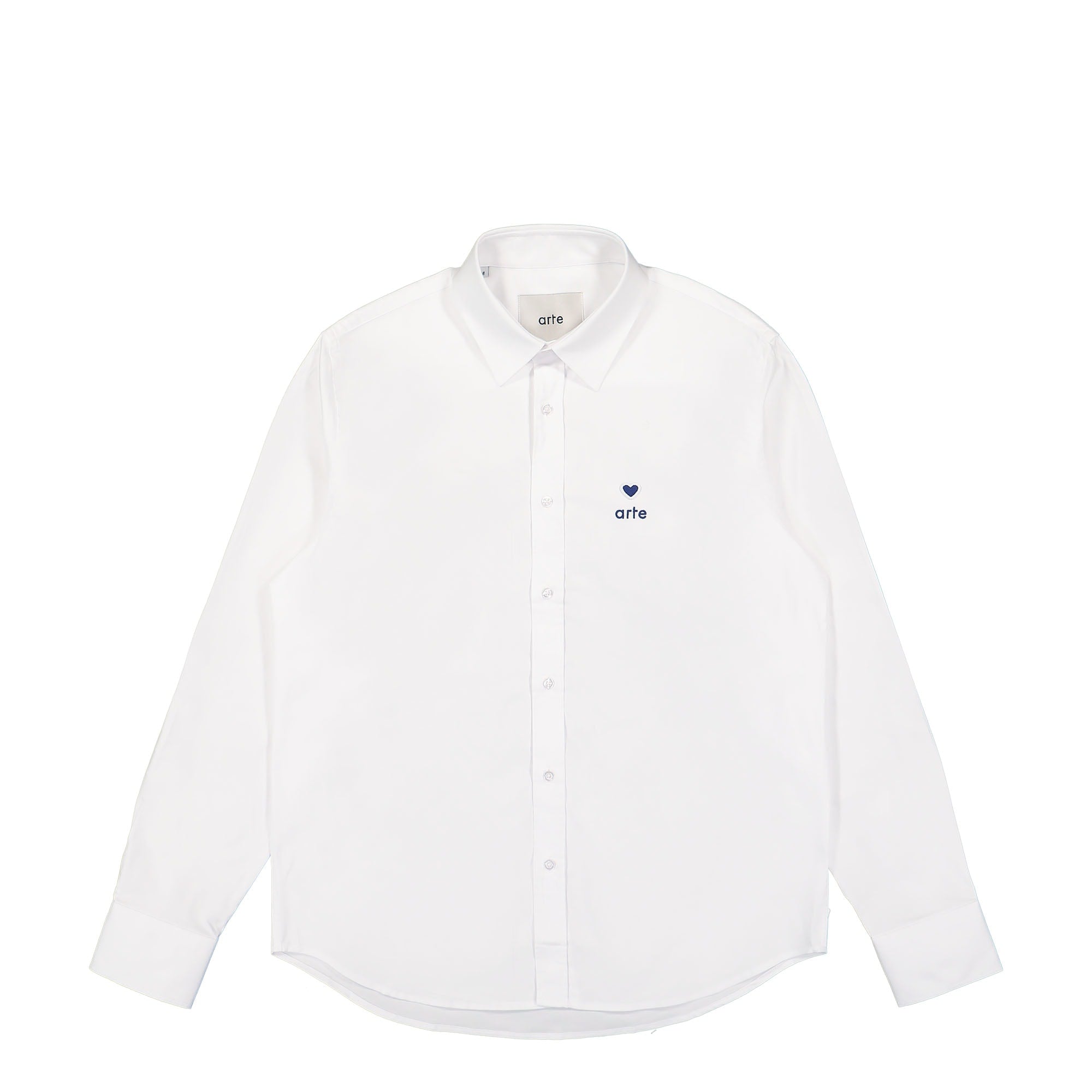 Arte Antwerp Stockton Heart Patch White Shirts AW23-101S | Overkill