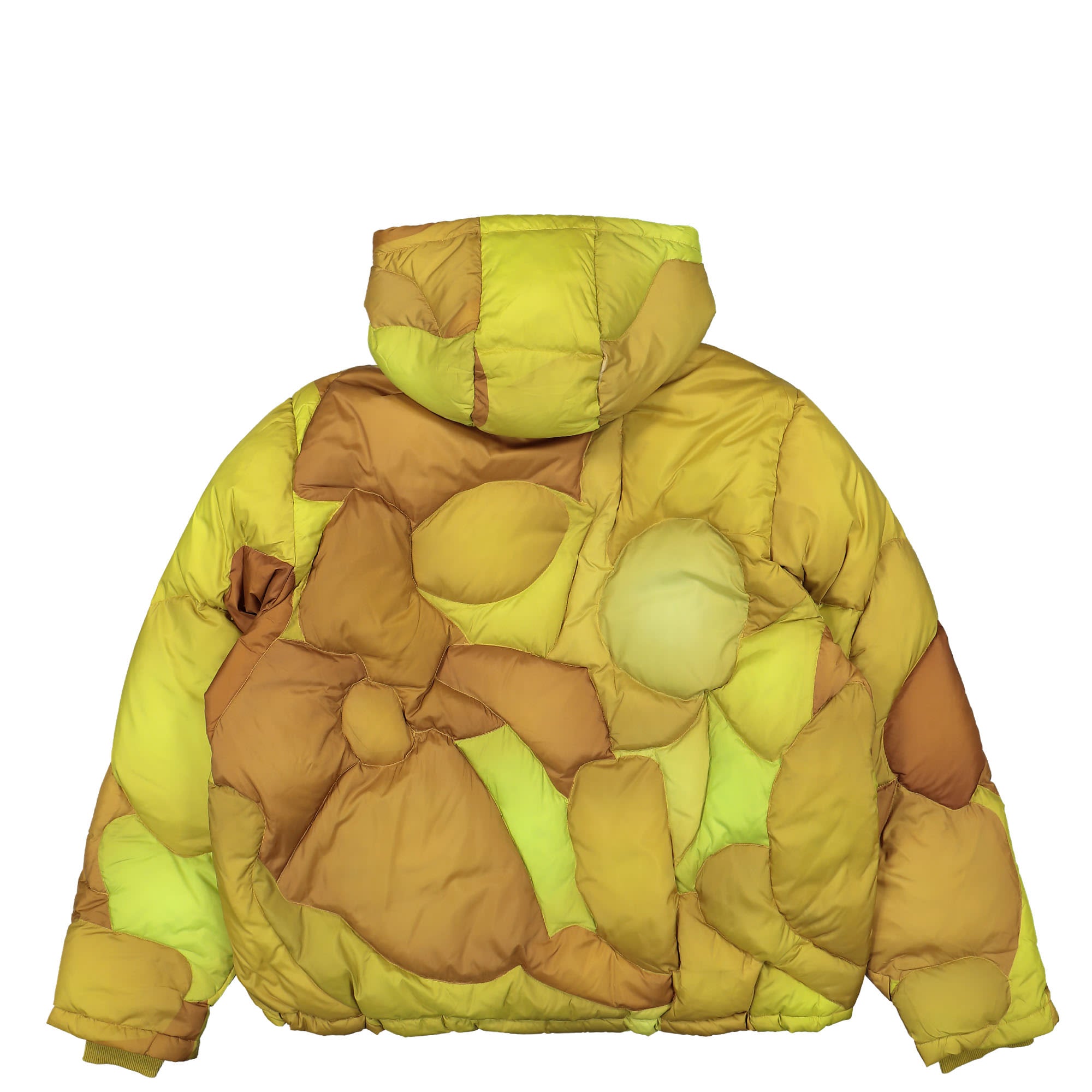 Kidsuper Studios Kissing Puffer Jacket Gold Puffer Jackets Material | Overkill