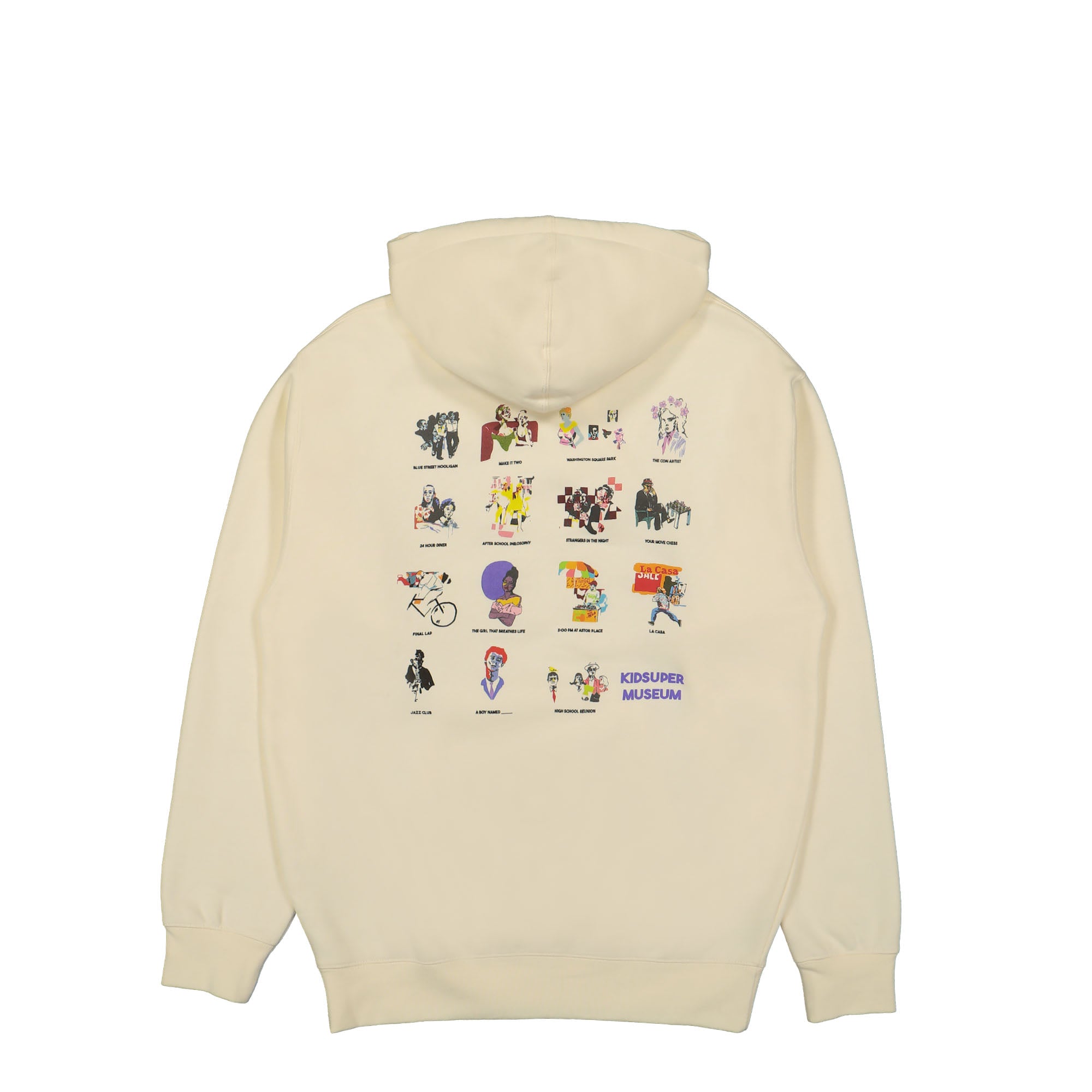 Kidsuper Studios Museum Hoodie Cream Hoodies Material | Overkill
