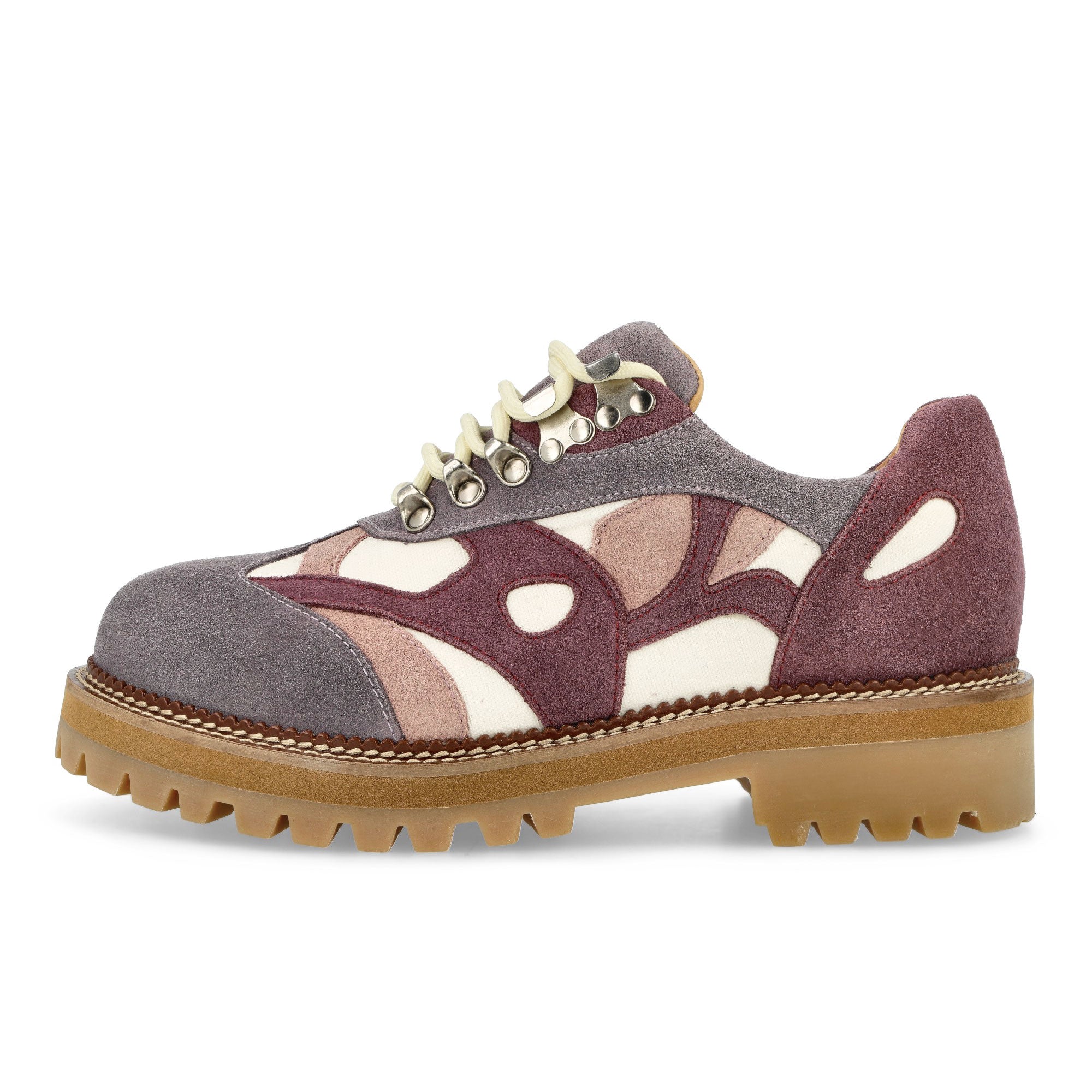 Kidsuper Studios Low Boots With Swirls Purple / Multi Loafers & Lace ups AW23-SHO-01 | Overkill