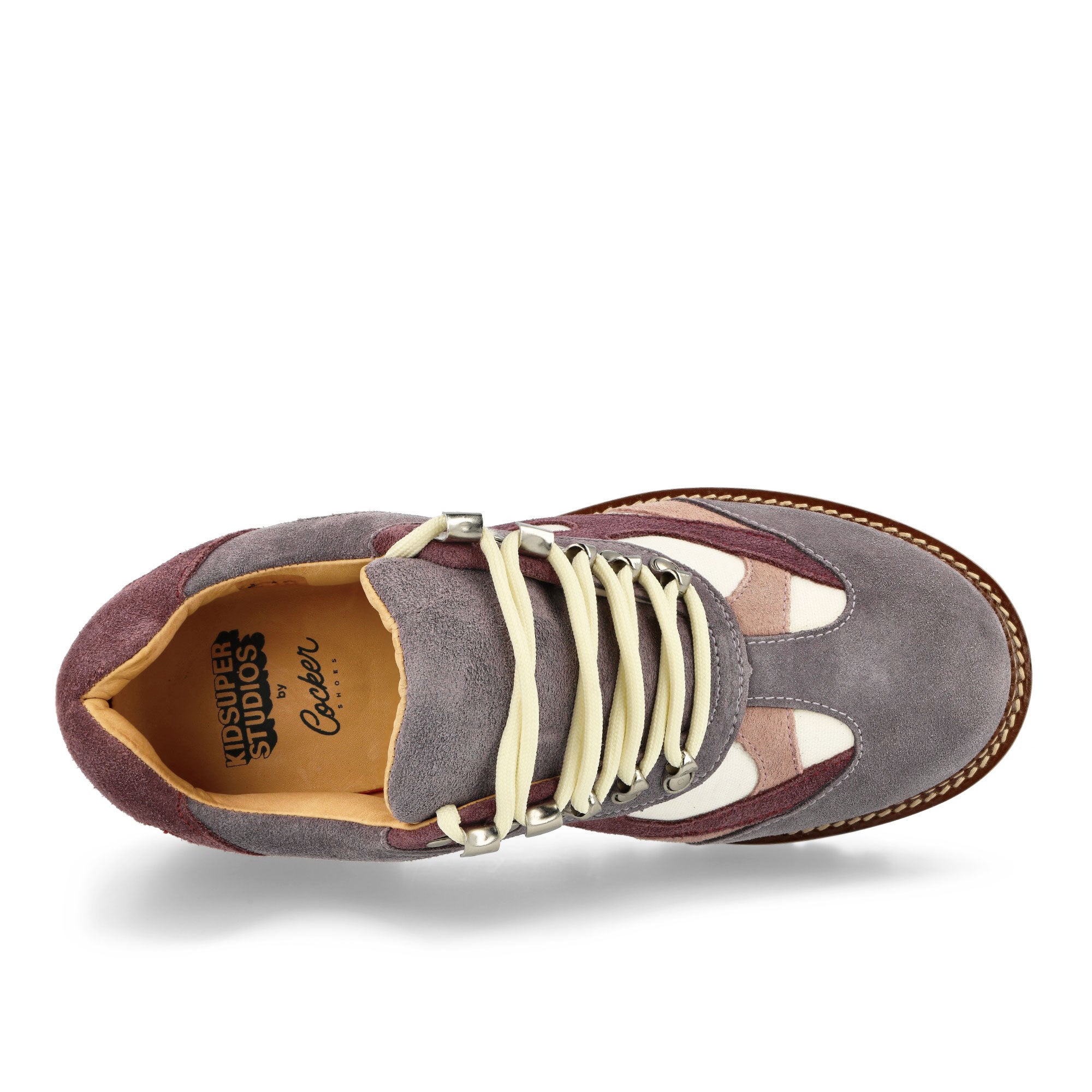 Kidsuper Studios Low Boots With Swirls Purple / Multi Loafers & Lace ups Detailfoto | Overkill