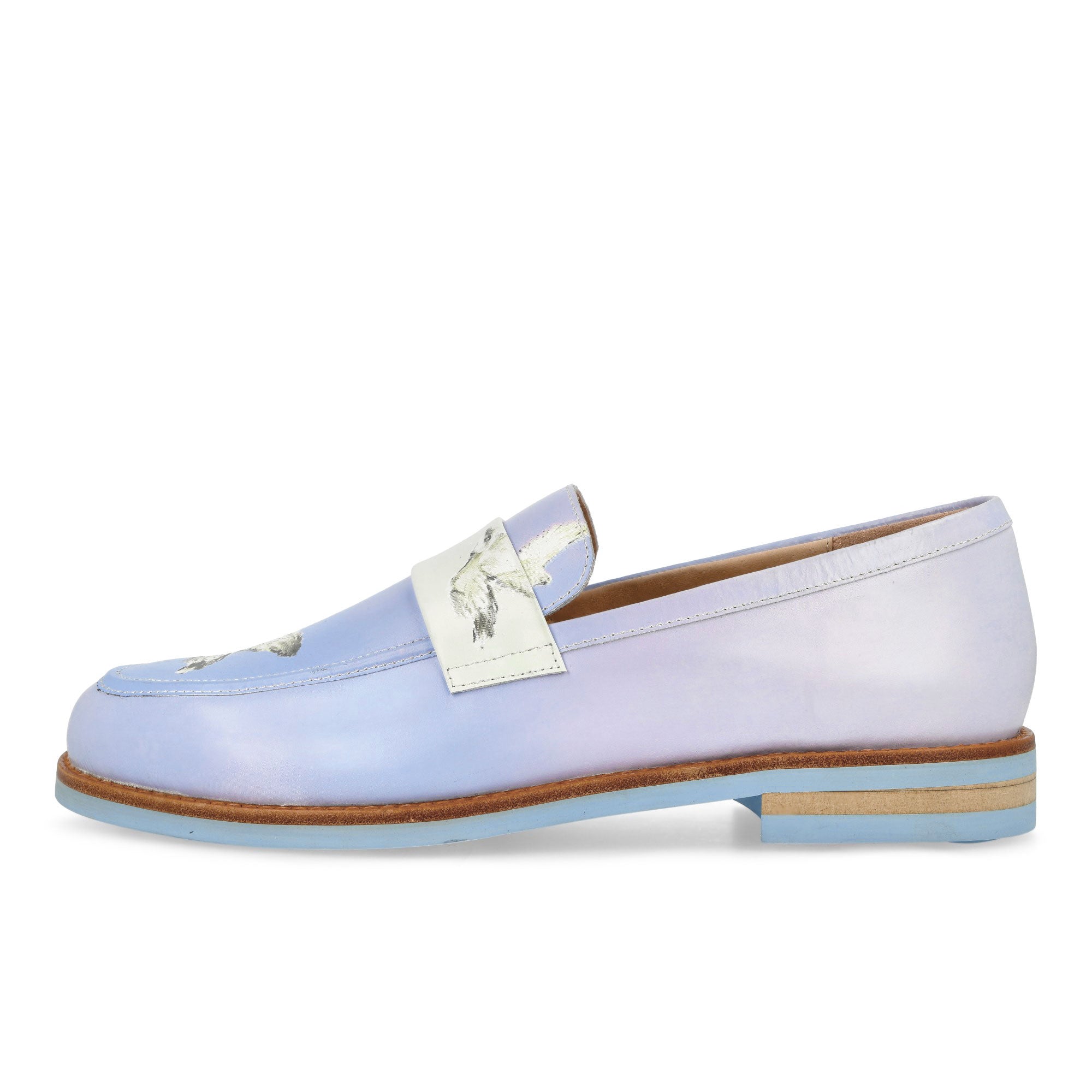 Kidsuper Studios Printed Loafer Blue Loafers & Lace ups AW23-SHO-07 | Overkill