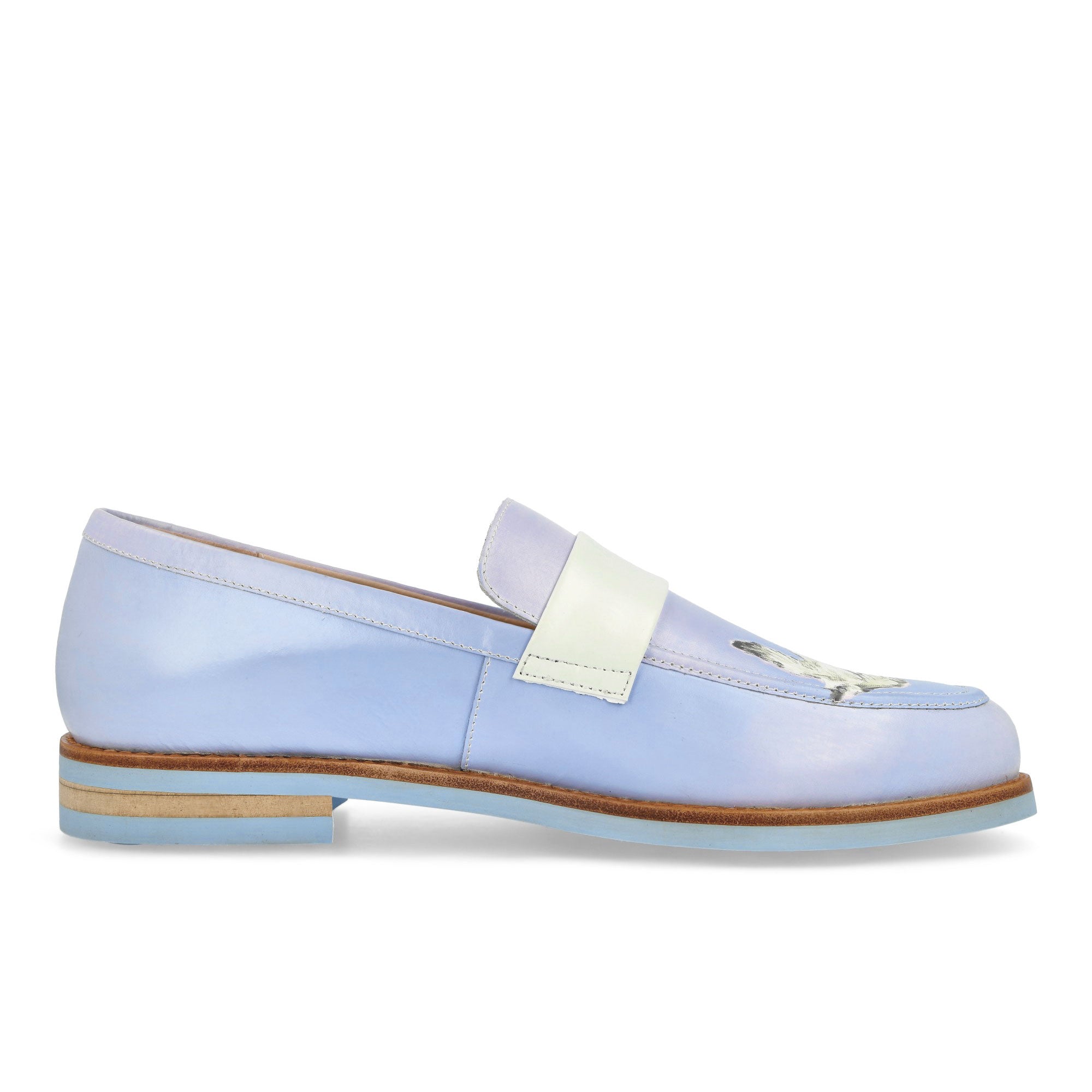 Kidsuper Studios Printed Loafer Blue Loafers & Lace ups Silhouette | Overkill