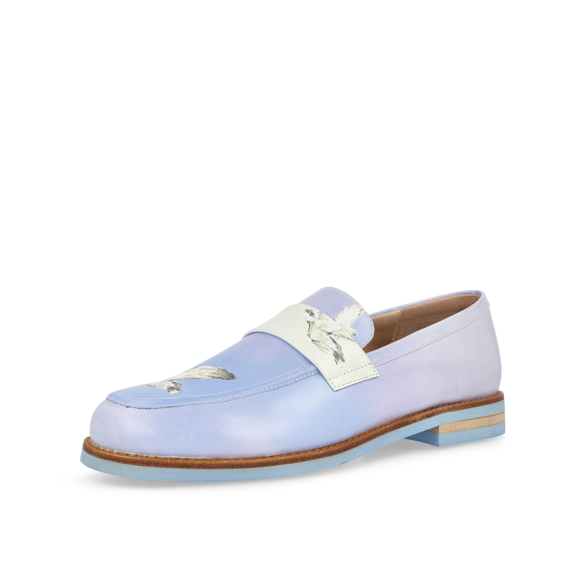 Kidsuper Studios Printed Loafer Blue Loafers & Lace ups Close Up | Overkill