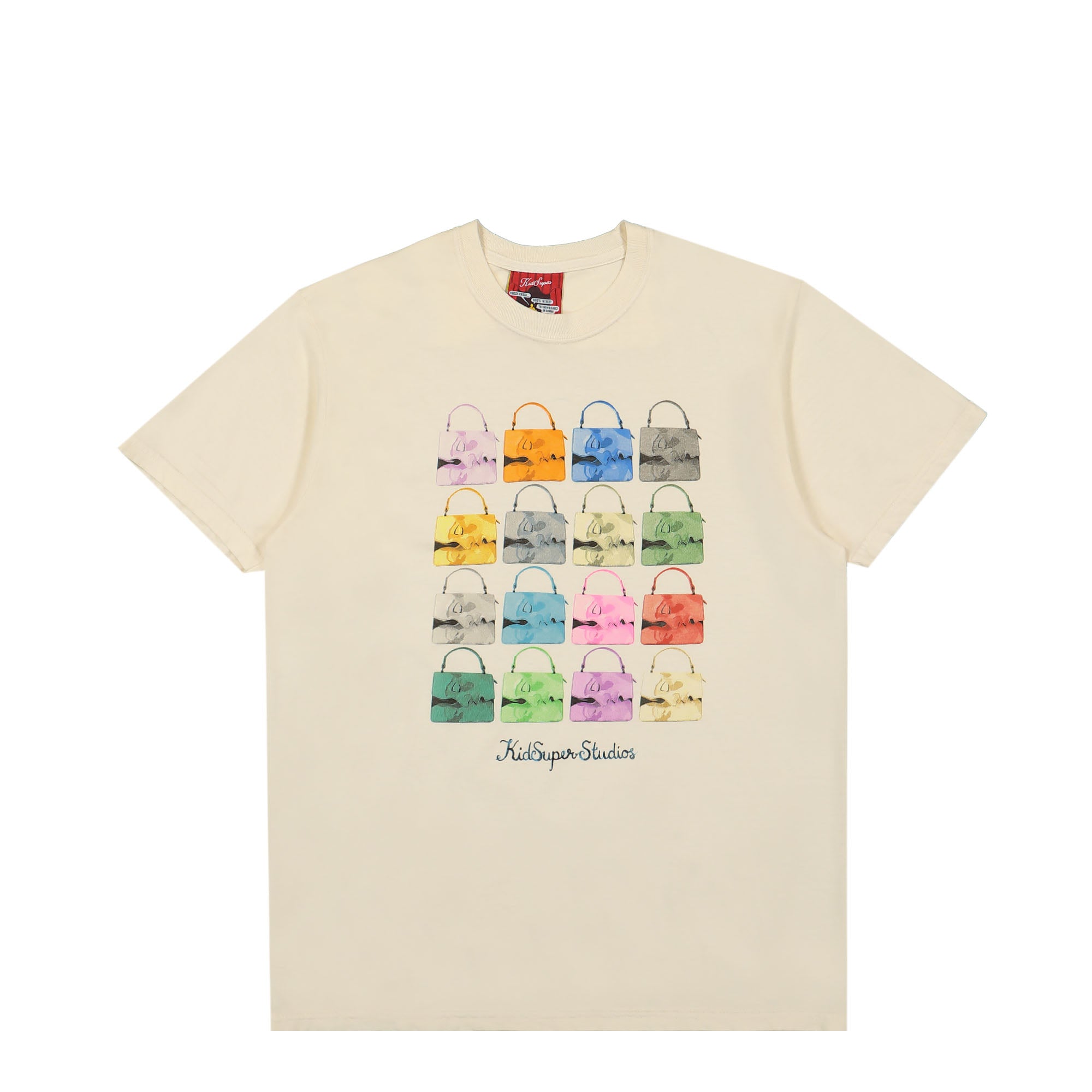 Kidsuper Studios Kissing Bags Tee Cream T-Shirts AW23-SST-02 | Overkill