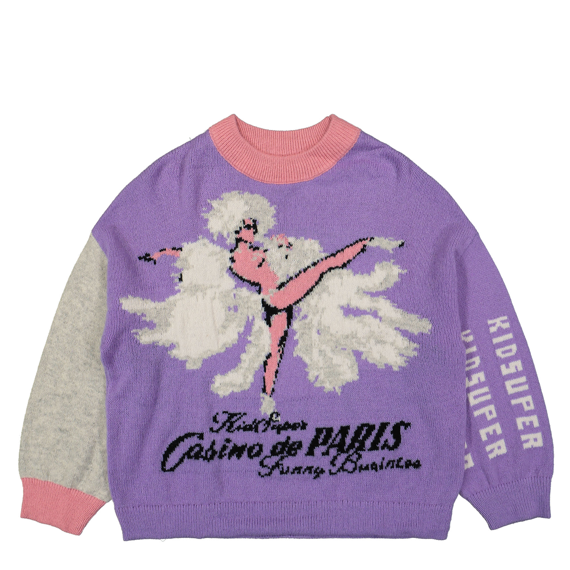 Kidsuper Studios Funny Business Sweater Purple Sweatshirts AW23-SW-08 | Overkill