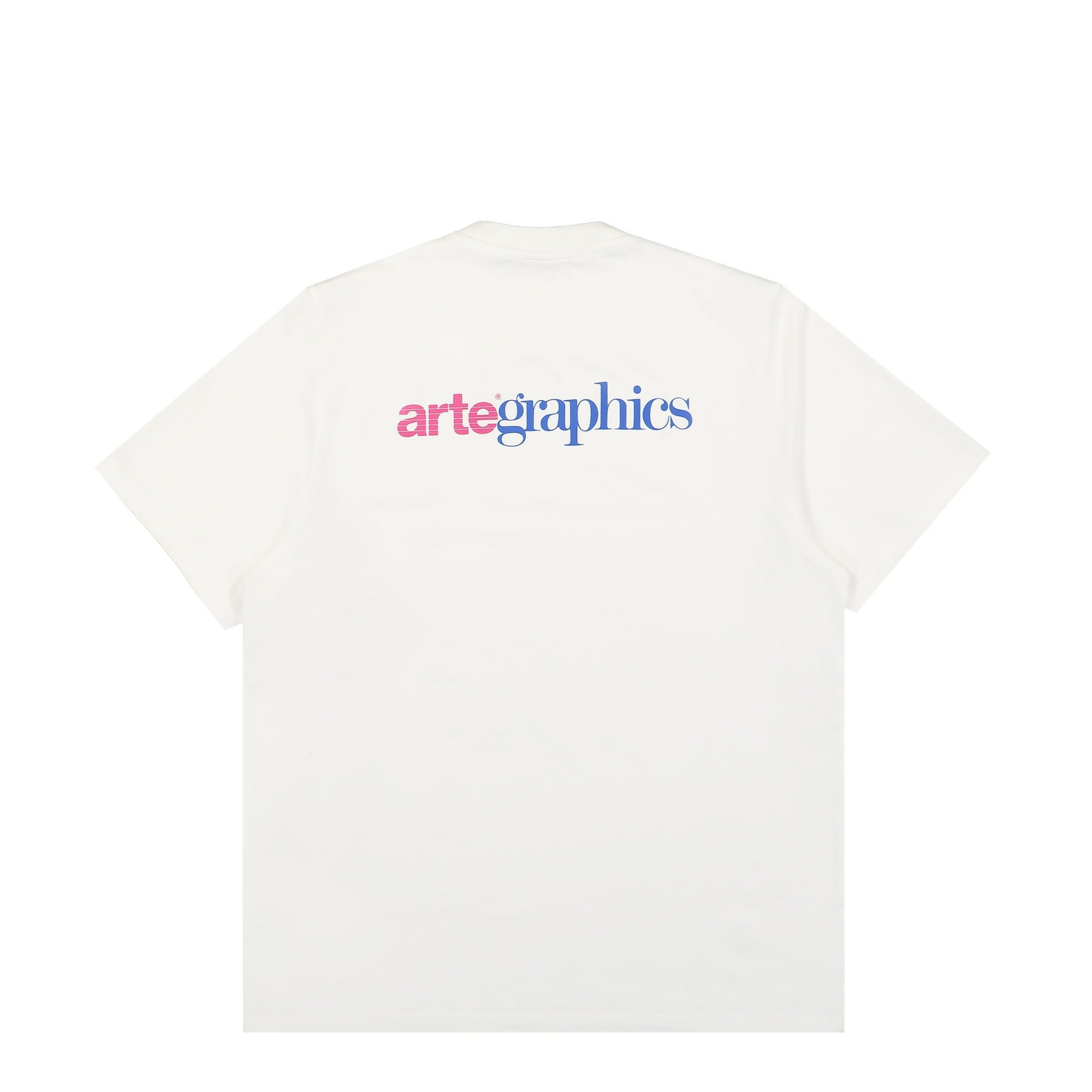 Arte Antwerp Tommy Back Graphic T-Shirt White T-Shirts Close-up | Overkill