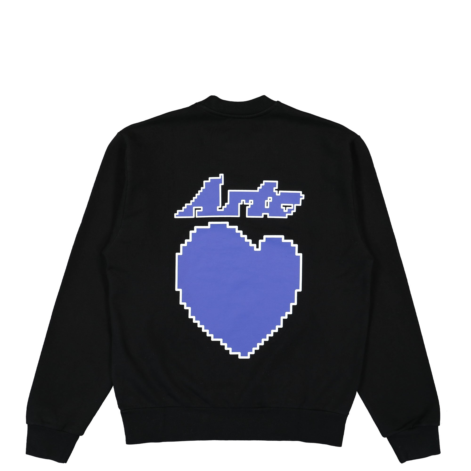 Arte Antwerp Cohen Back Heart Sweater Black Sweatshirts Close-up | Overkill