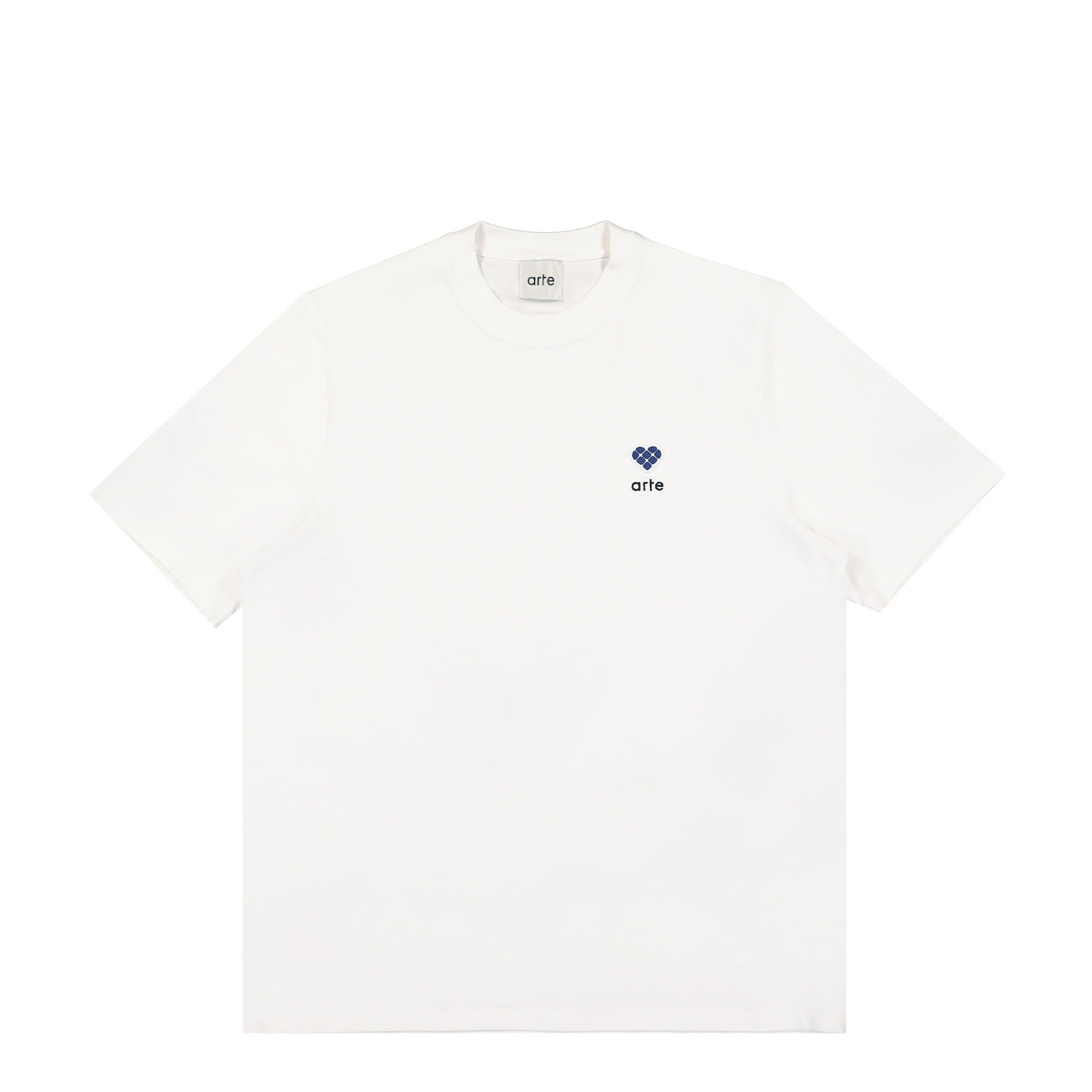 Arte Antwerp Tommy Heart Patch T-Shirt White T-Shirts AW23-059T / White | Overkill