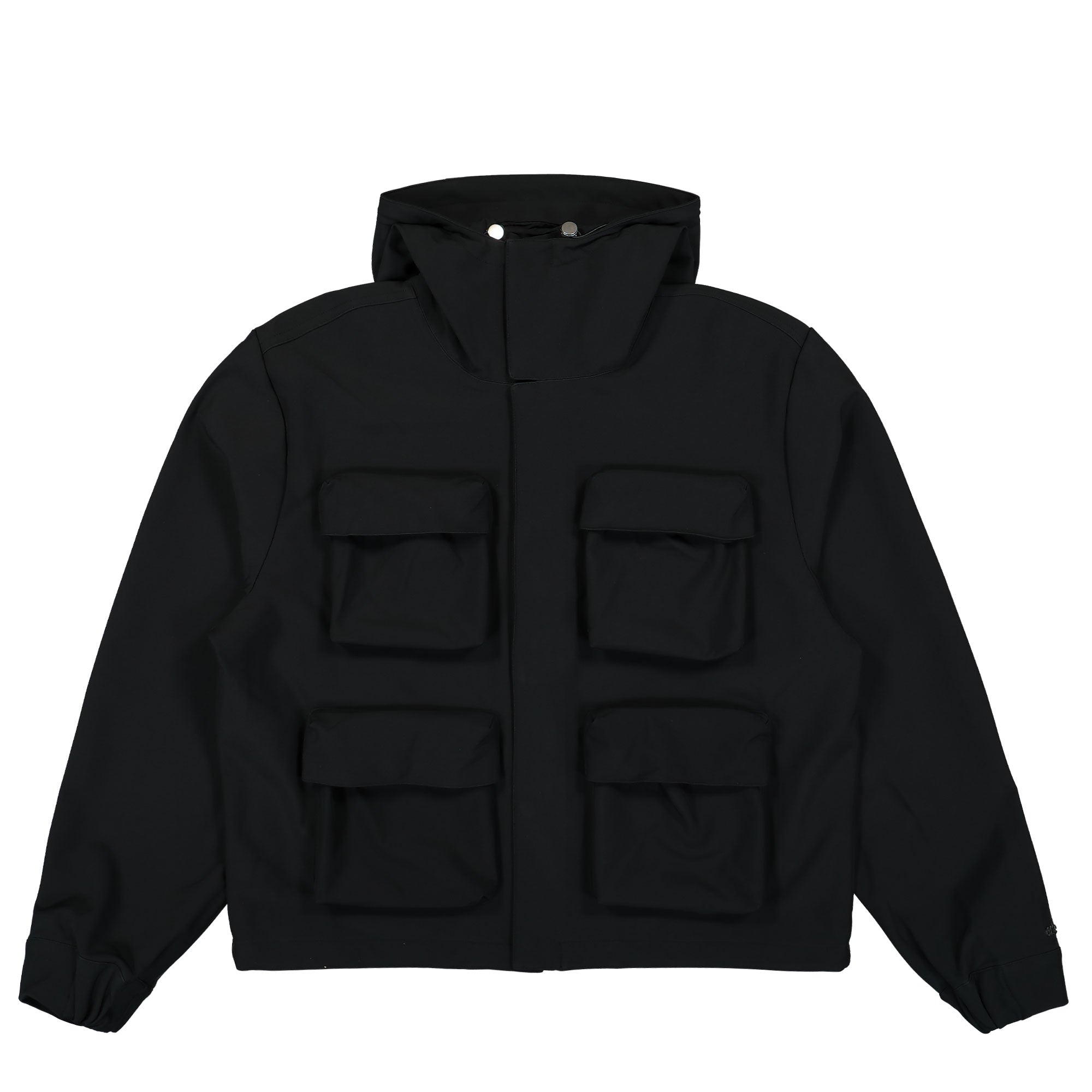 Arte Antwerp 3D Pockets Hooded PES Jacket Black Jackets AW24-047J | Overkill
