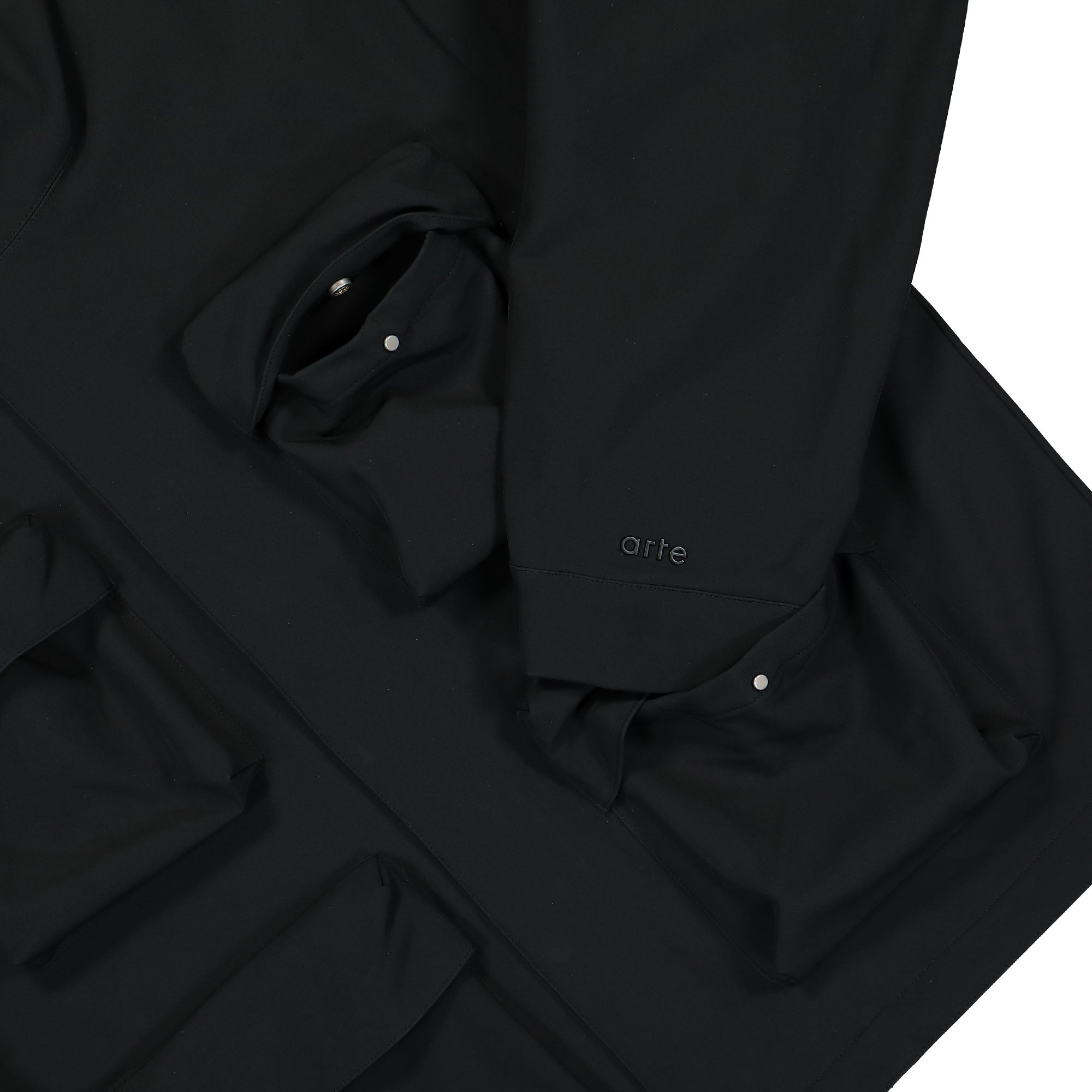 Arte Antwerp 3D Pockets Hooded PES Jacket Black Jackets Detailfoto | Overkill