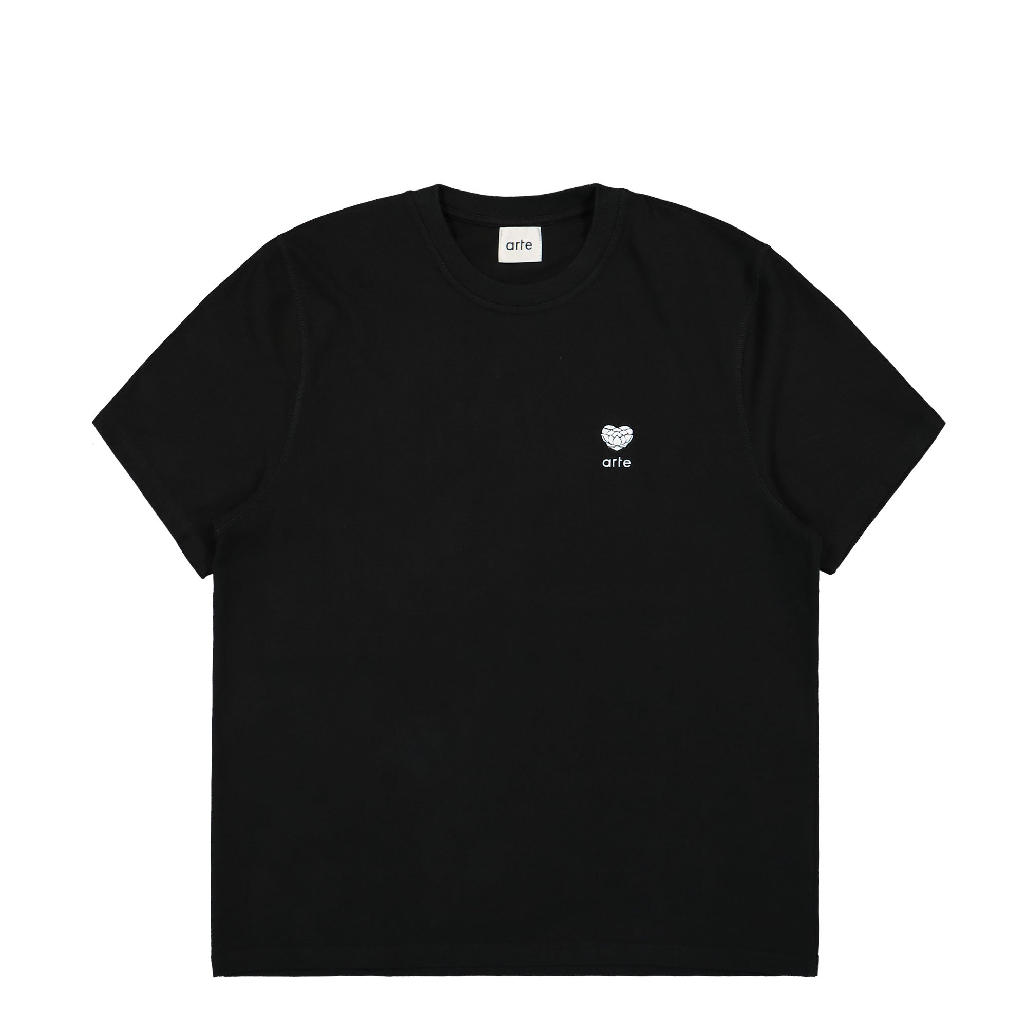 Arte Antwerp Heart Logo T-Shirt Black T-Shirts AW24-111T-BLK | Overkill