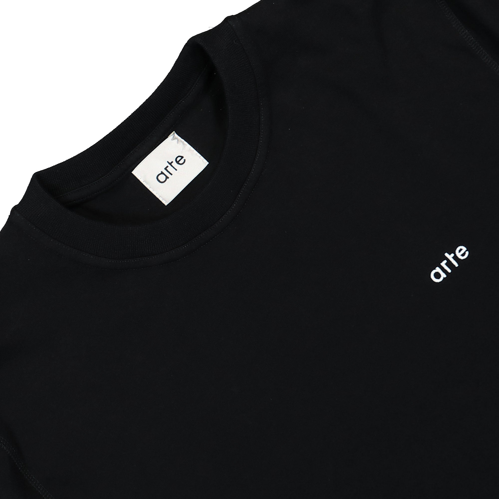 Arte Antwerp Flowers Back T-Shirt Black T-Shirts Material | Overkill
